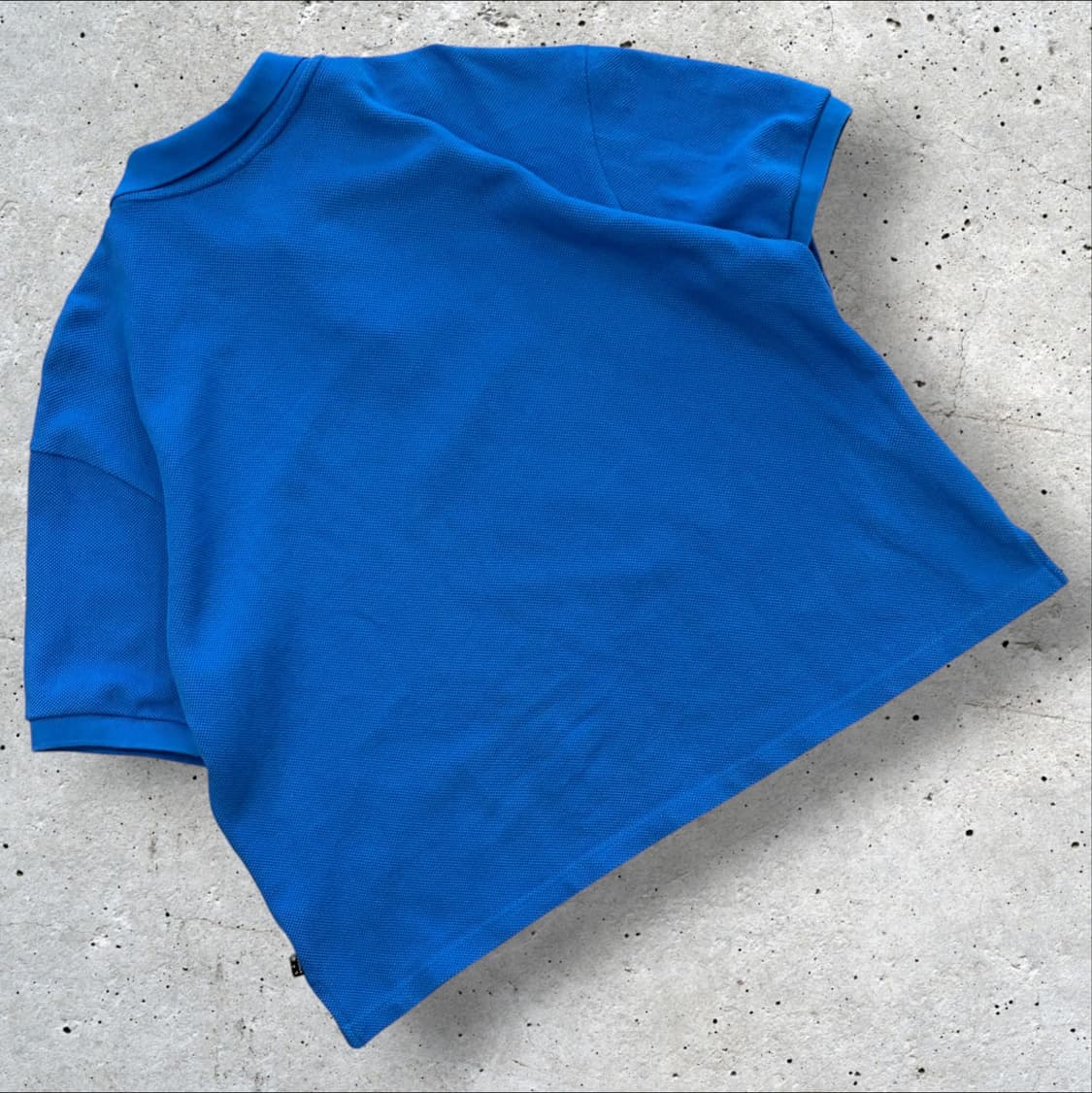 [XL] 아이앱 스튜디오 크롭 피케 셔츠 블루 - 23FW D862 상품이미지2