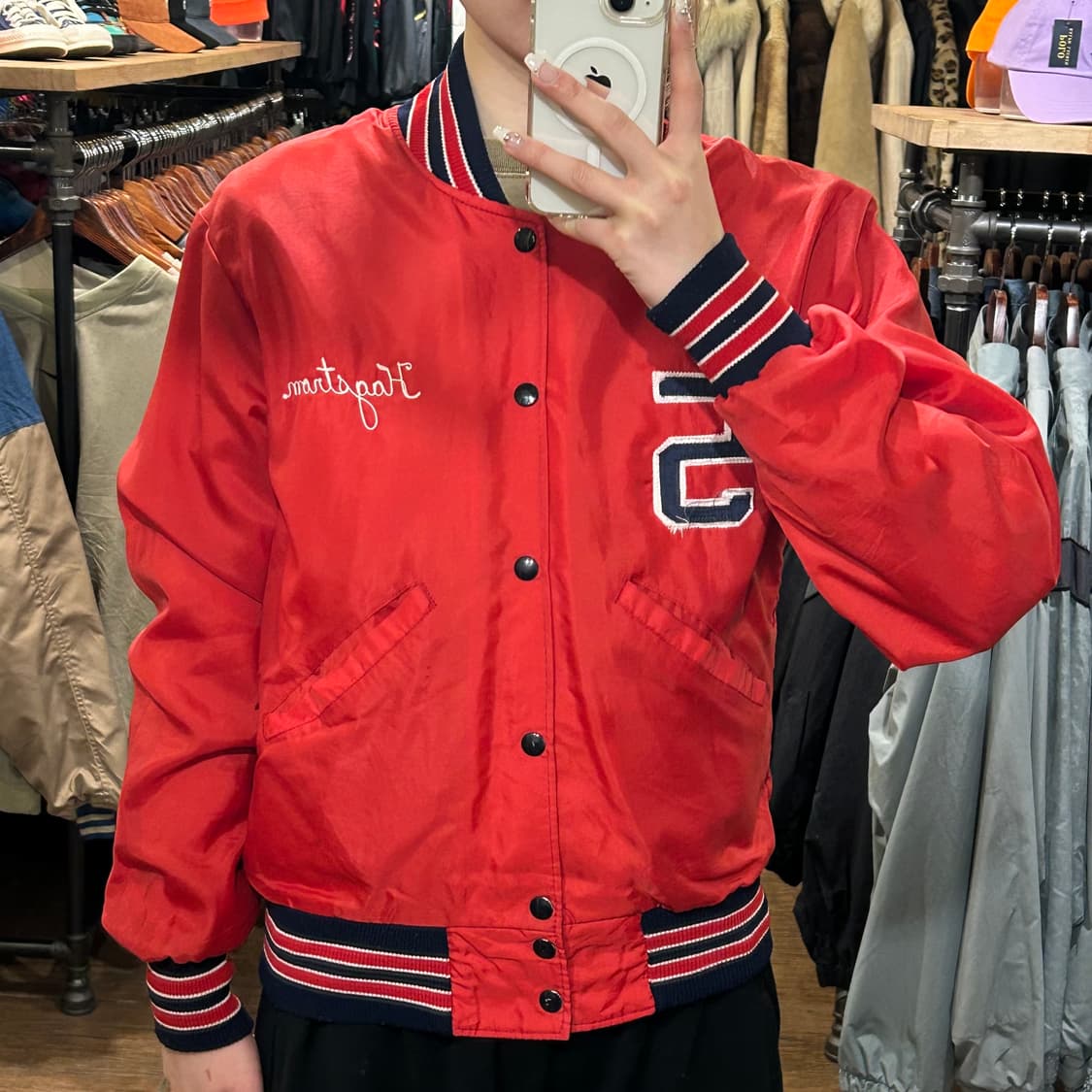 [HI] VTG 바시티 레드 상품이미지1