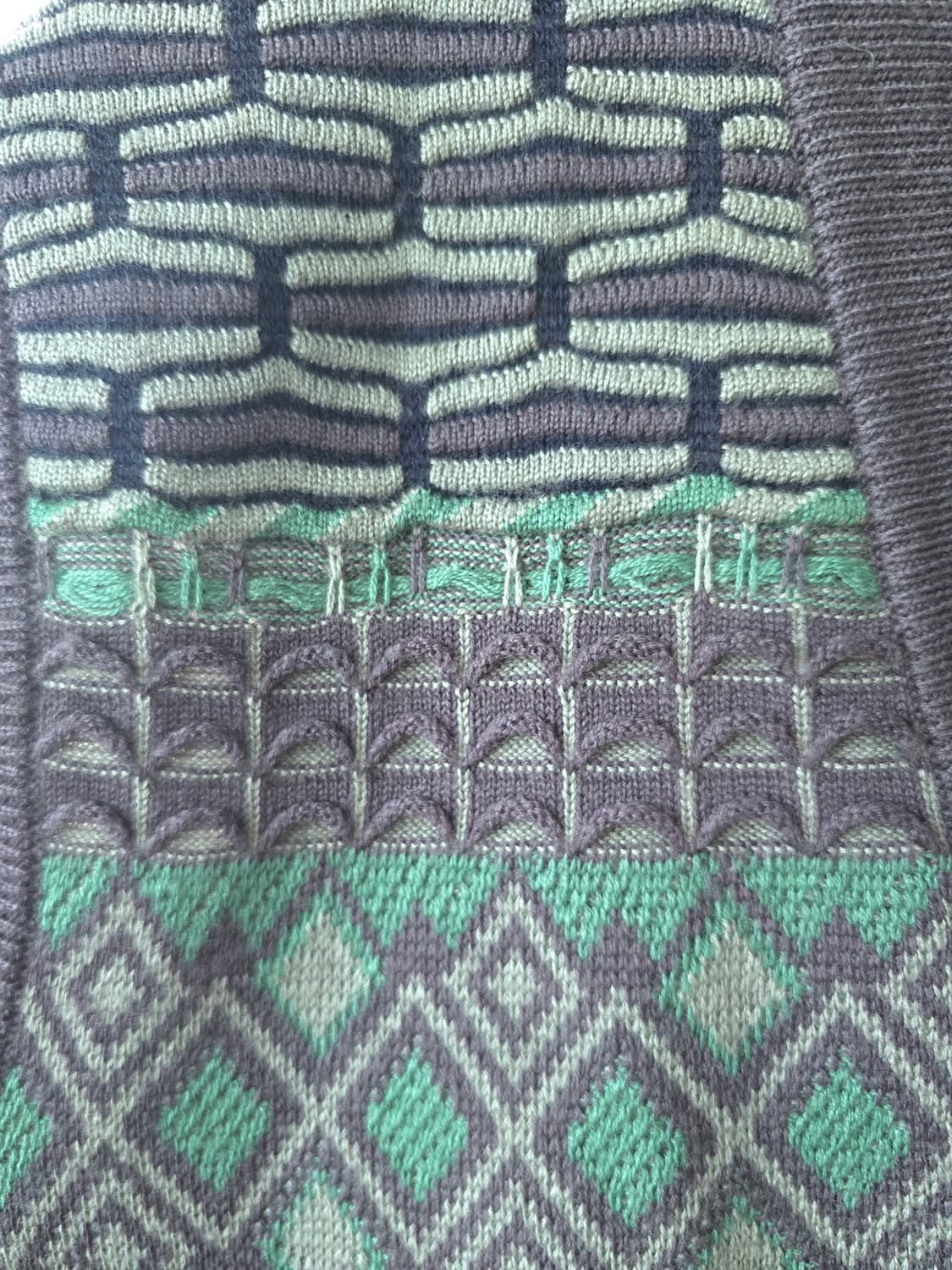 NICE HITTER 빈티지 쿠지스타일 니트 상품이미지4