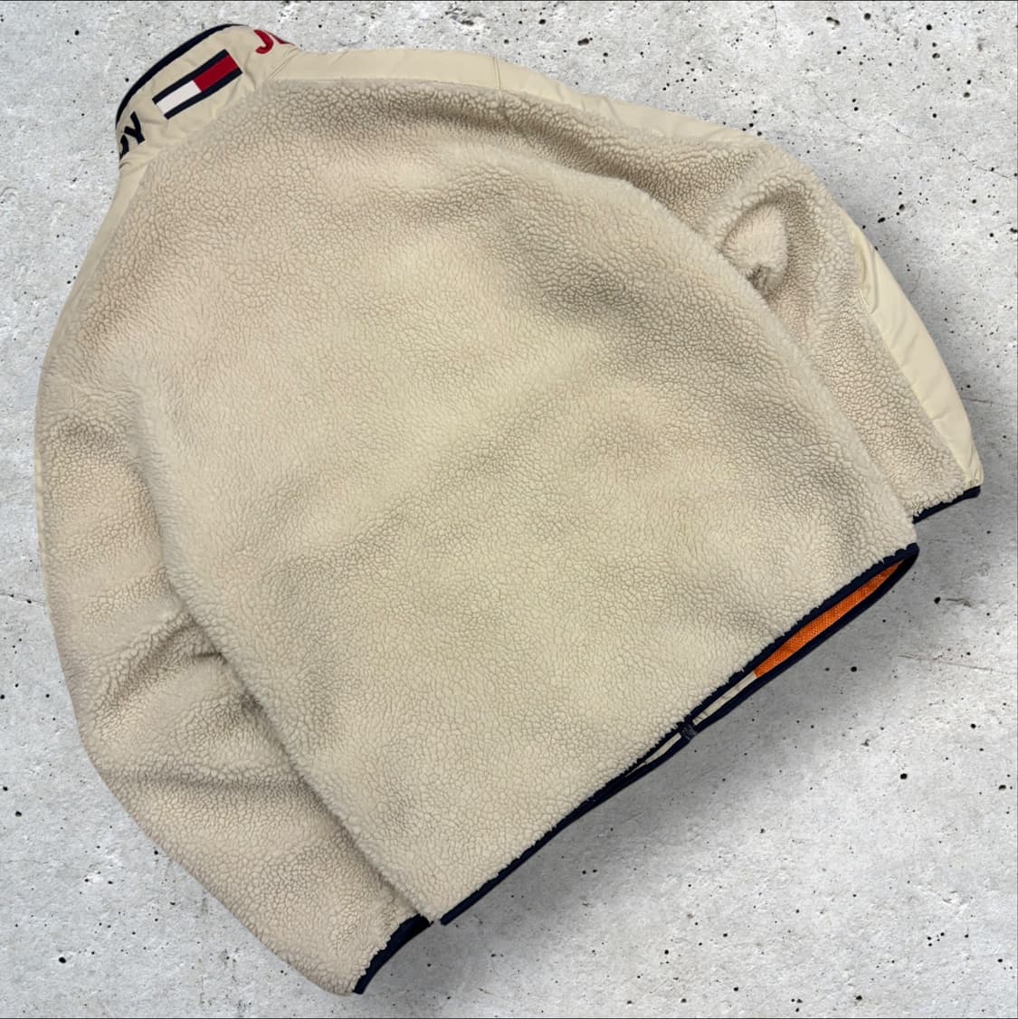 [L] 타미진스 타미힐피거 아이보리 뽀글이 플리스 자켓 B878 상품이미지2