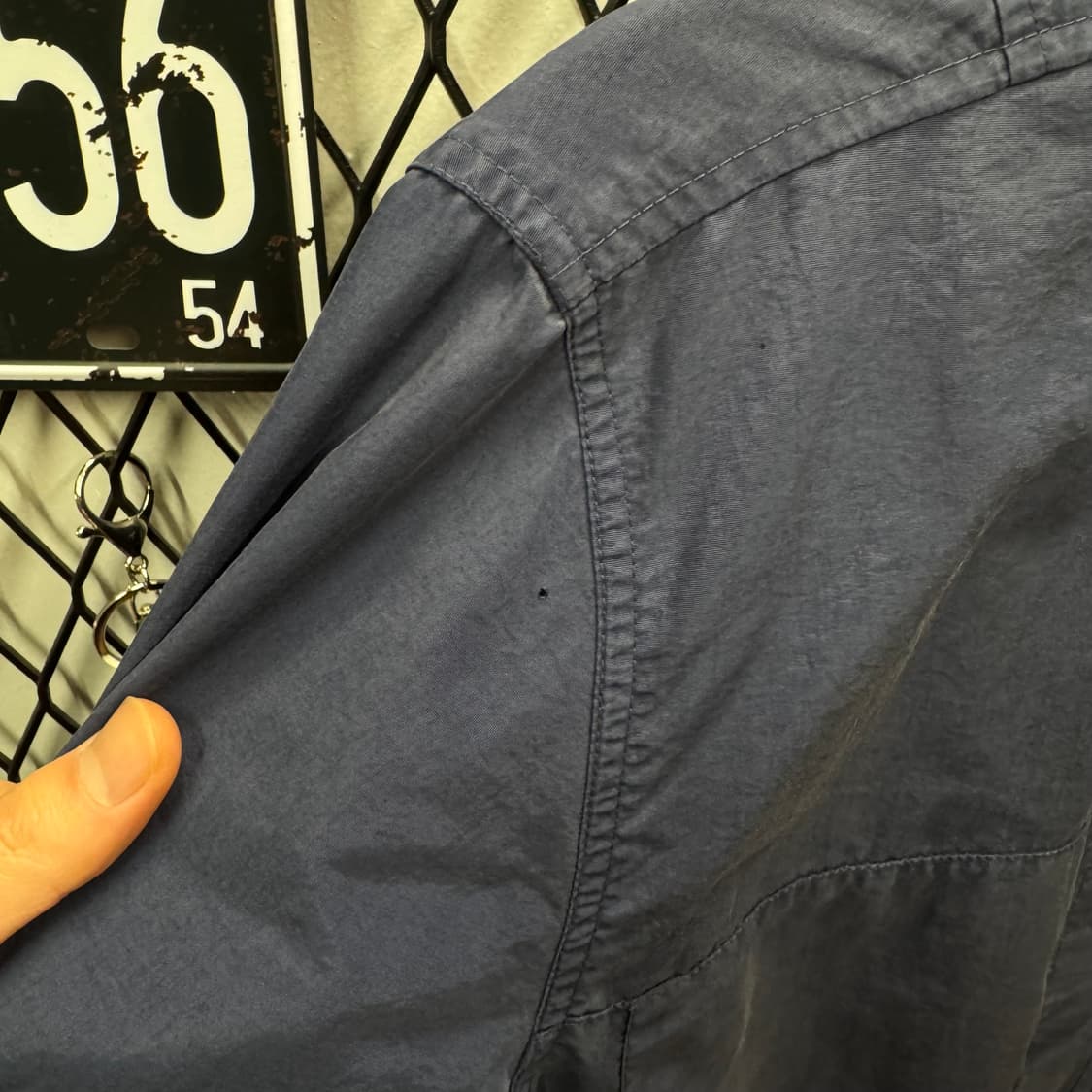 90s 폴로 랄프로렌 스포츠 바람막이 전면 로고 포인트 네이비 상품이미지9