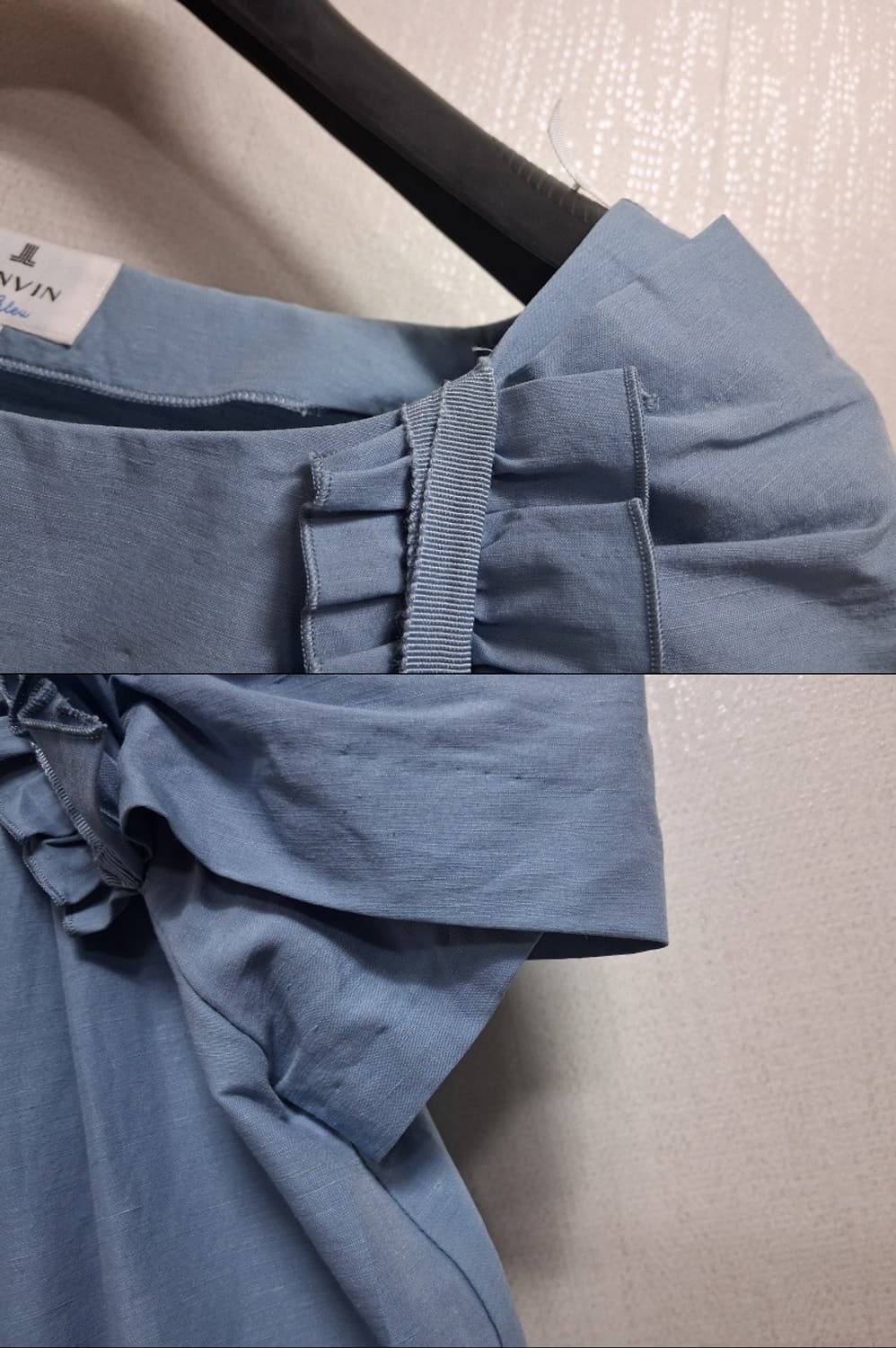 일본 LANVIN 랑방 볼륨샤링 블라우스 여성 66 상품이미지4