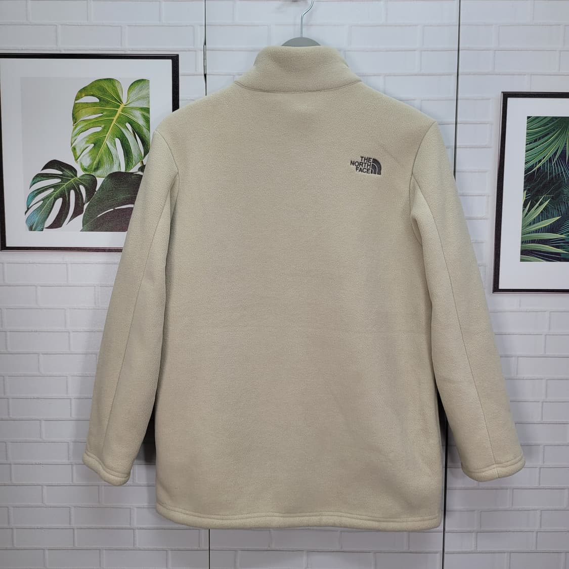 노스페이스 베이지 플리스 후리스 집업 자켓 남여공용 남S 여M 사이즈 상품이미지4