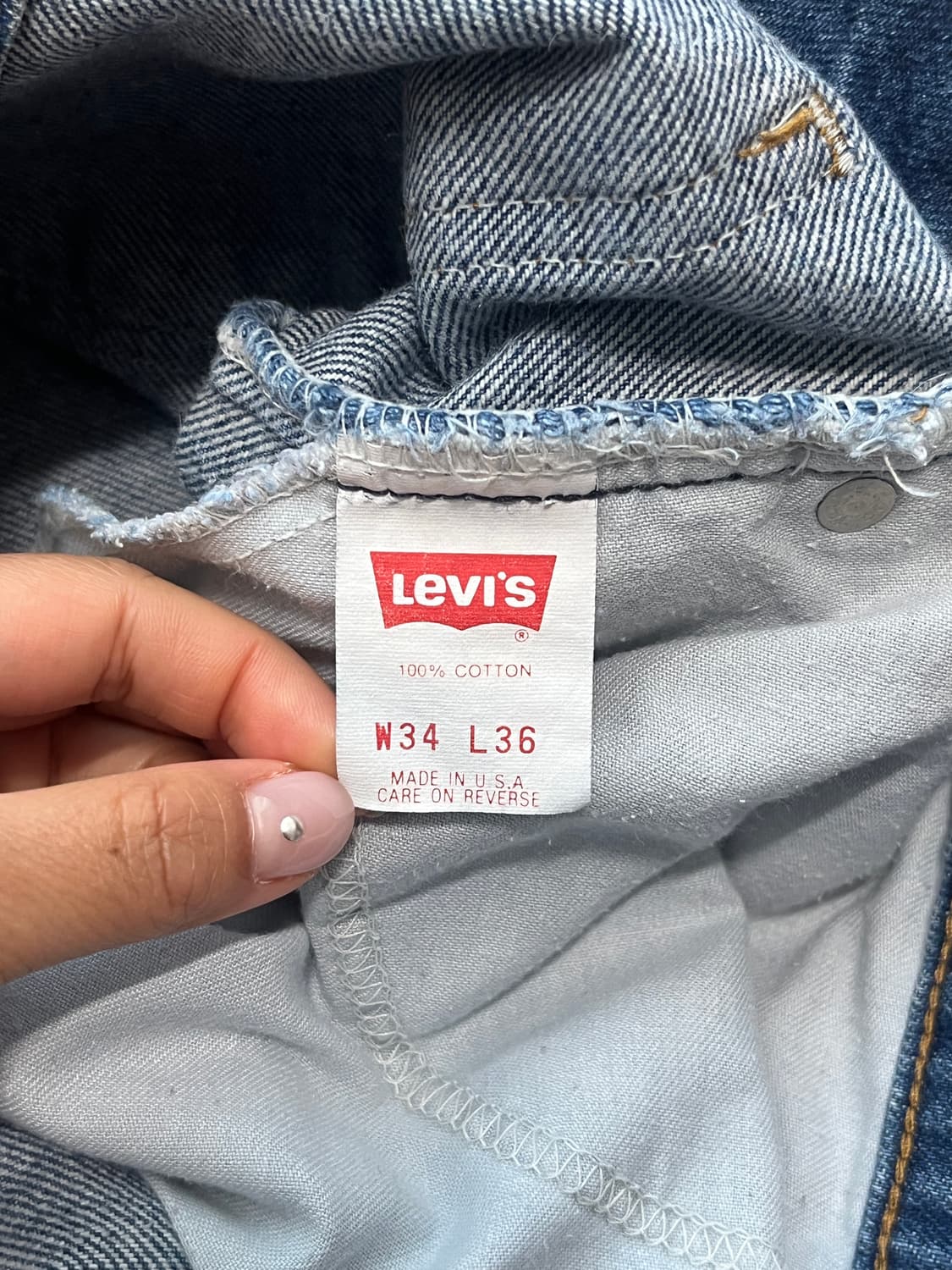 90s Levi's 리바이스 517 34x36 오렌지탭 상품이미지5