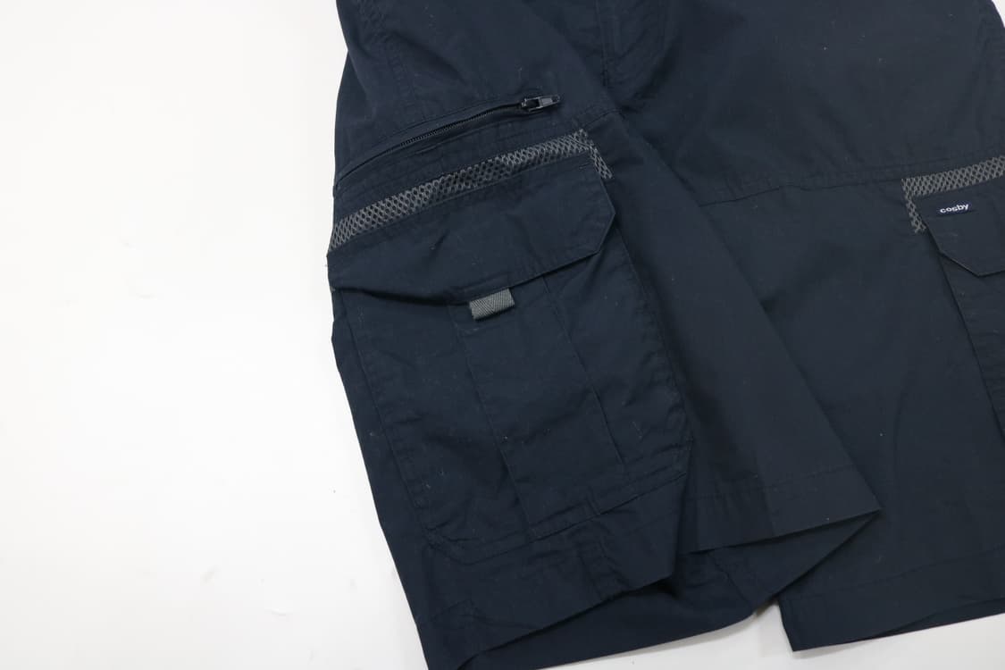 Cosby 코스비 빈티지 메쉬 포인트 네이비 카고 반바지 (L) 상품이미지6