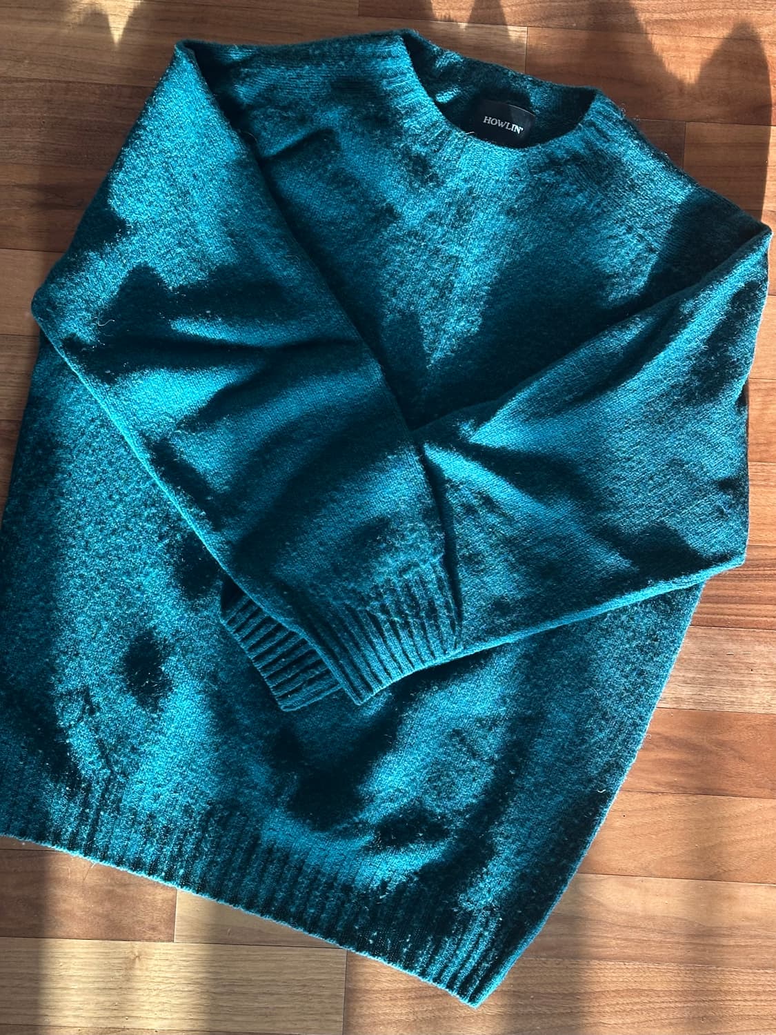 XXL) 하울린 쉐기독 니트 birth of the cool 그린 상품이미지1