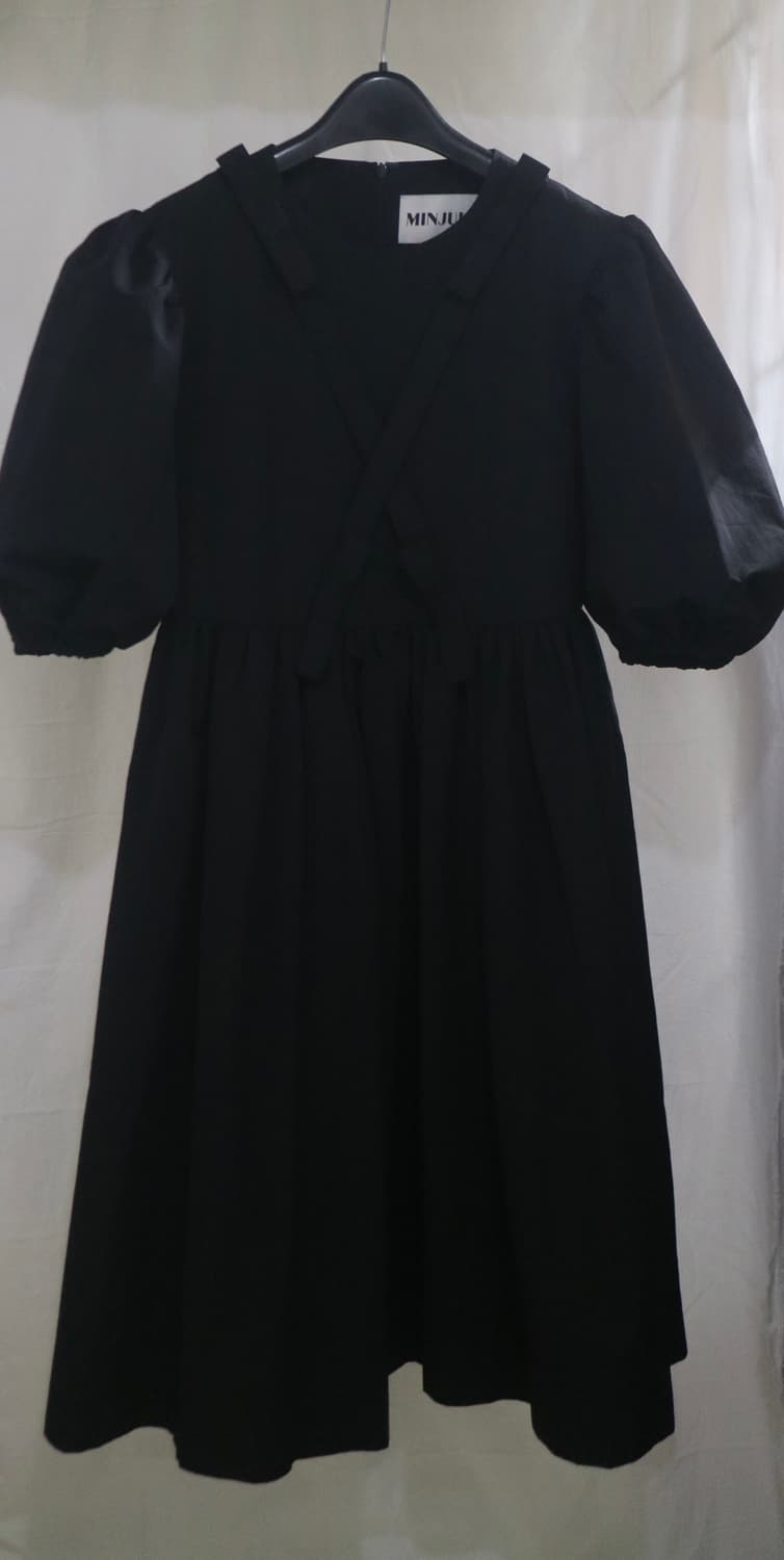 MINJUKIM PUFF MINI DRESS - BLACK (가격제안!) 상품이미지5