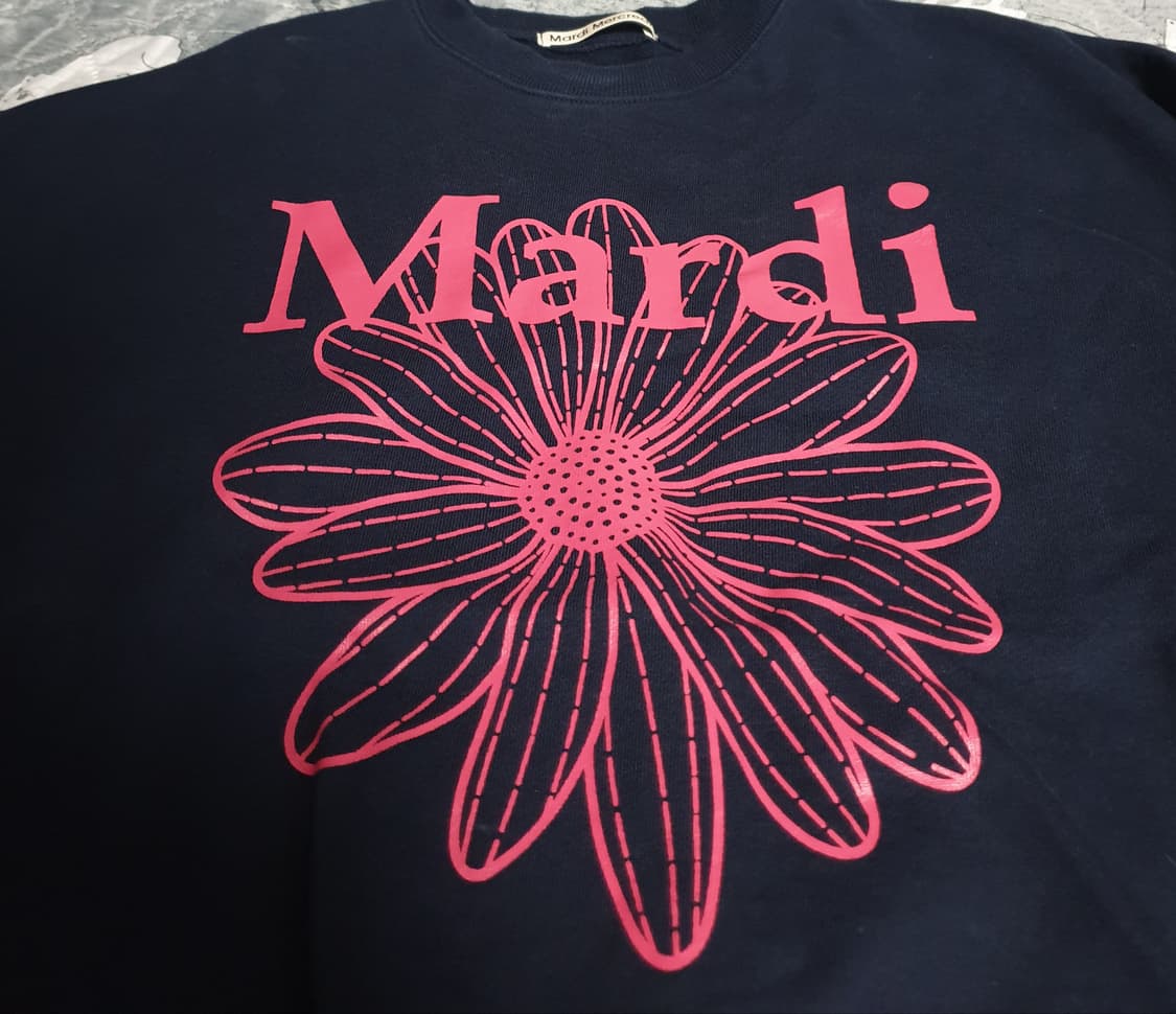 마르디 메크르디  플라워 맨투맨 네이비 (F) 상품이미지2