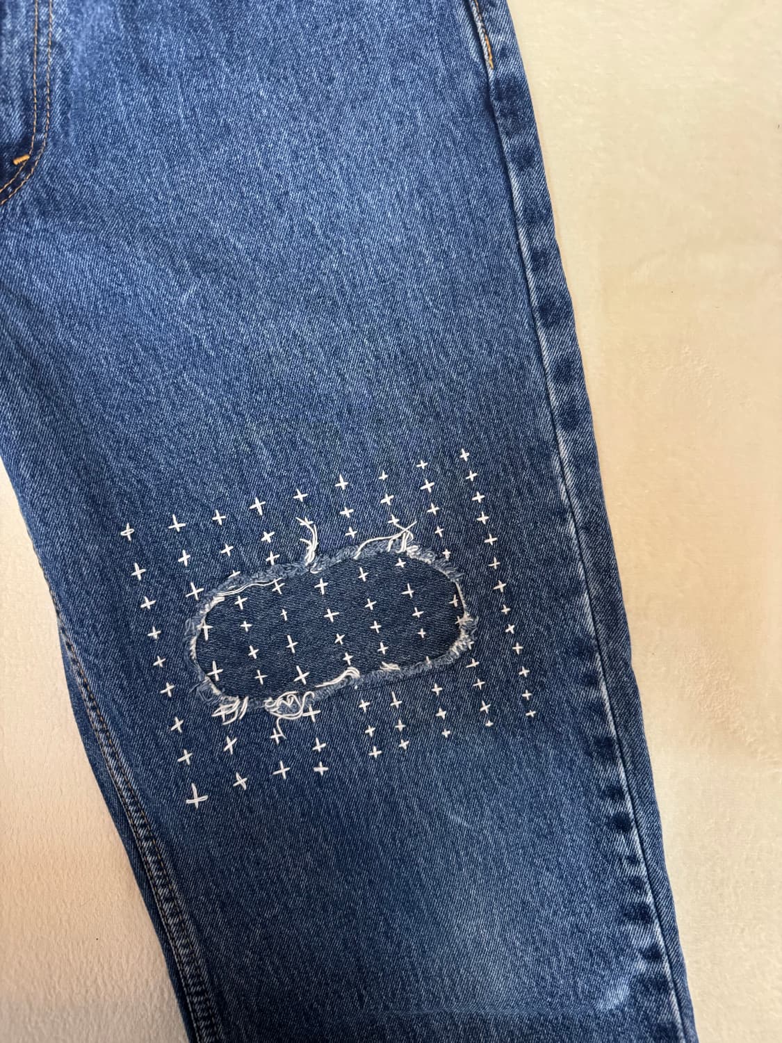 00s 리바이스 550 패치워크 데님 상품이미지3