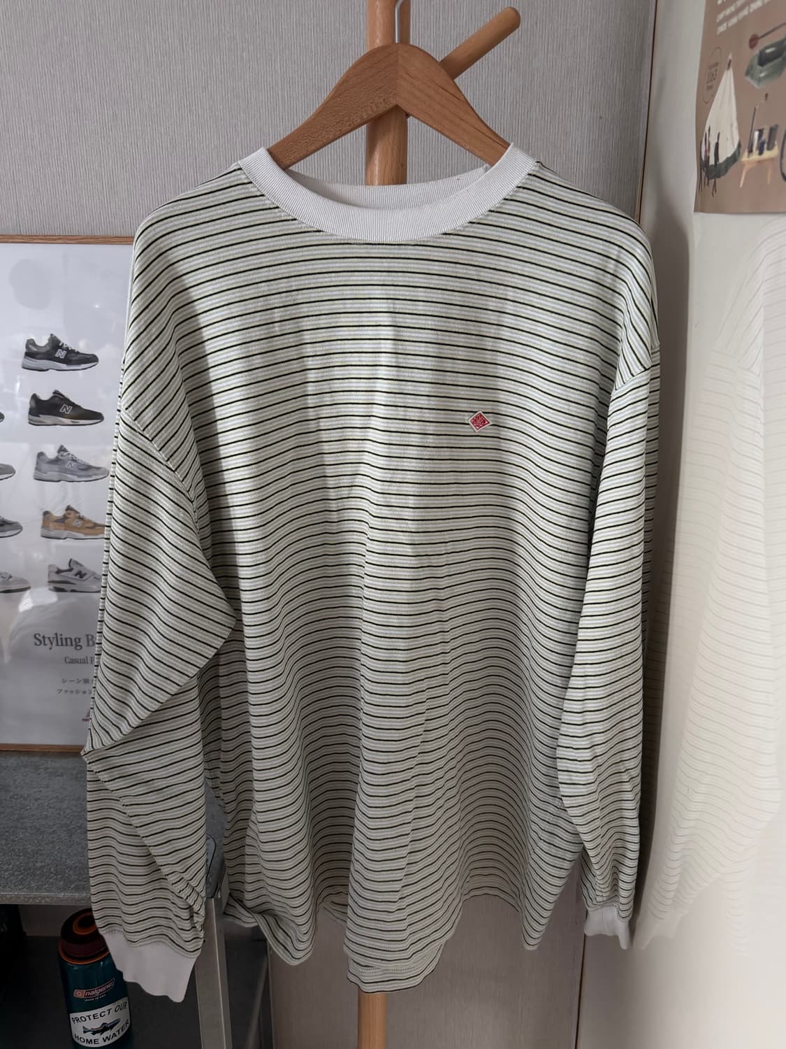 단톤 스트라이프 롱슬리브  상품이미지1