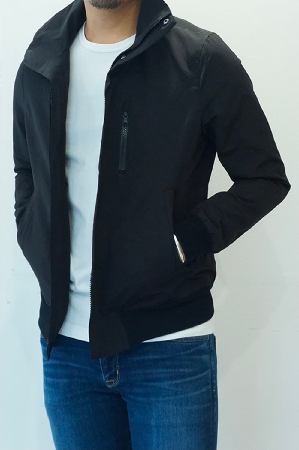 (착샷) 준하시모토 하이넥 블루종  junhashimoto 상품이미지9