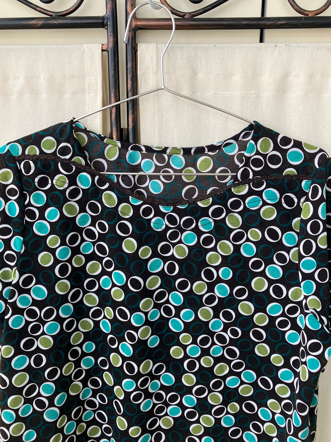 black mint dot blouse 상품이미지7