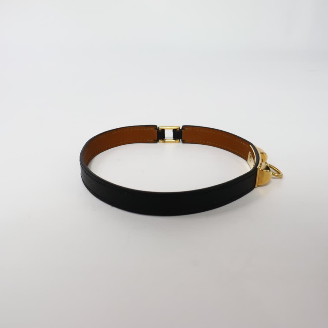 에르메스 블랙 금장버클 리발더블 팔찌 XS 상품이미지5