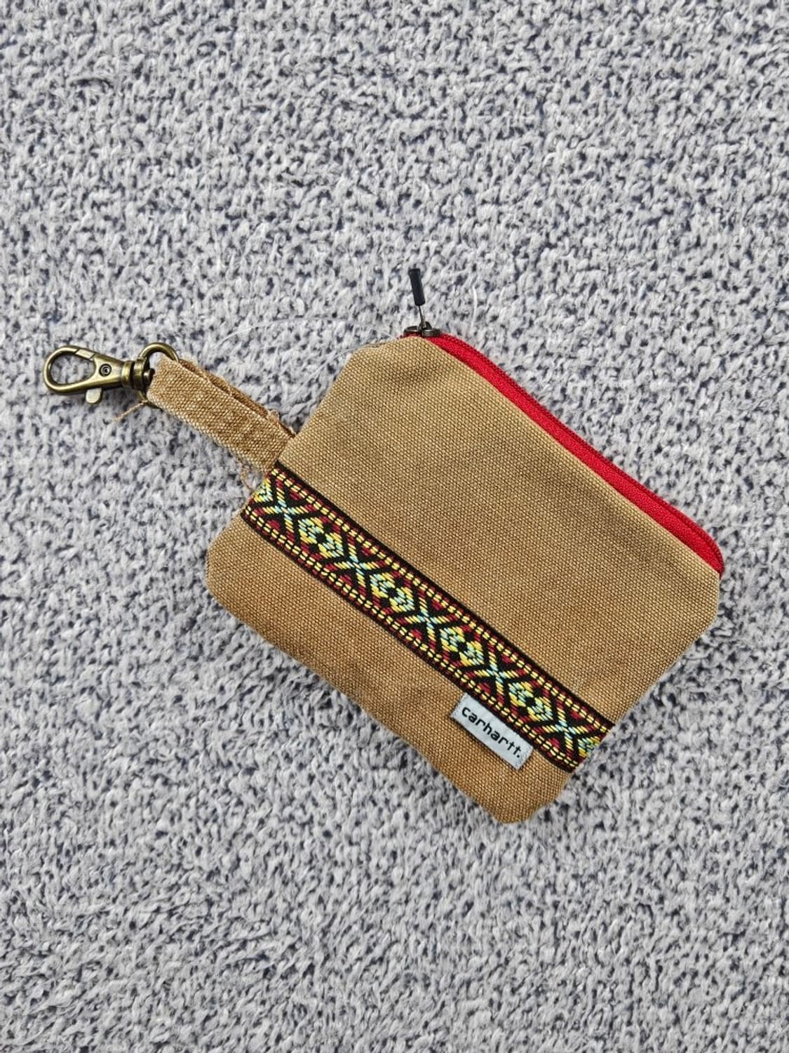 핸드메이드 리워크 커스텀 패치드 키링 월렛 ( 12X10 )/ 10724 상품이미지1