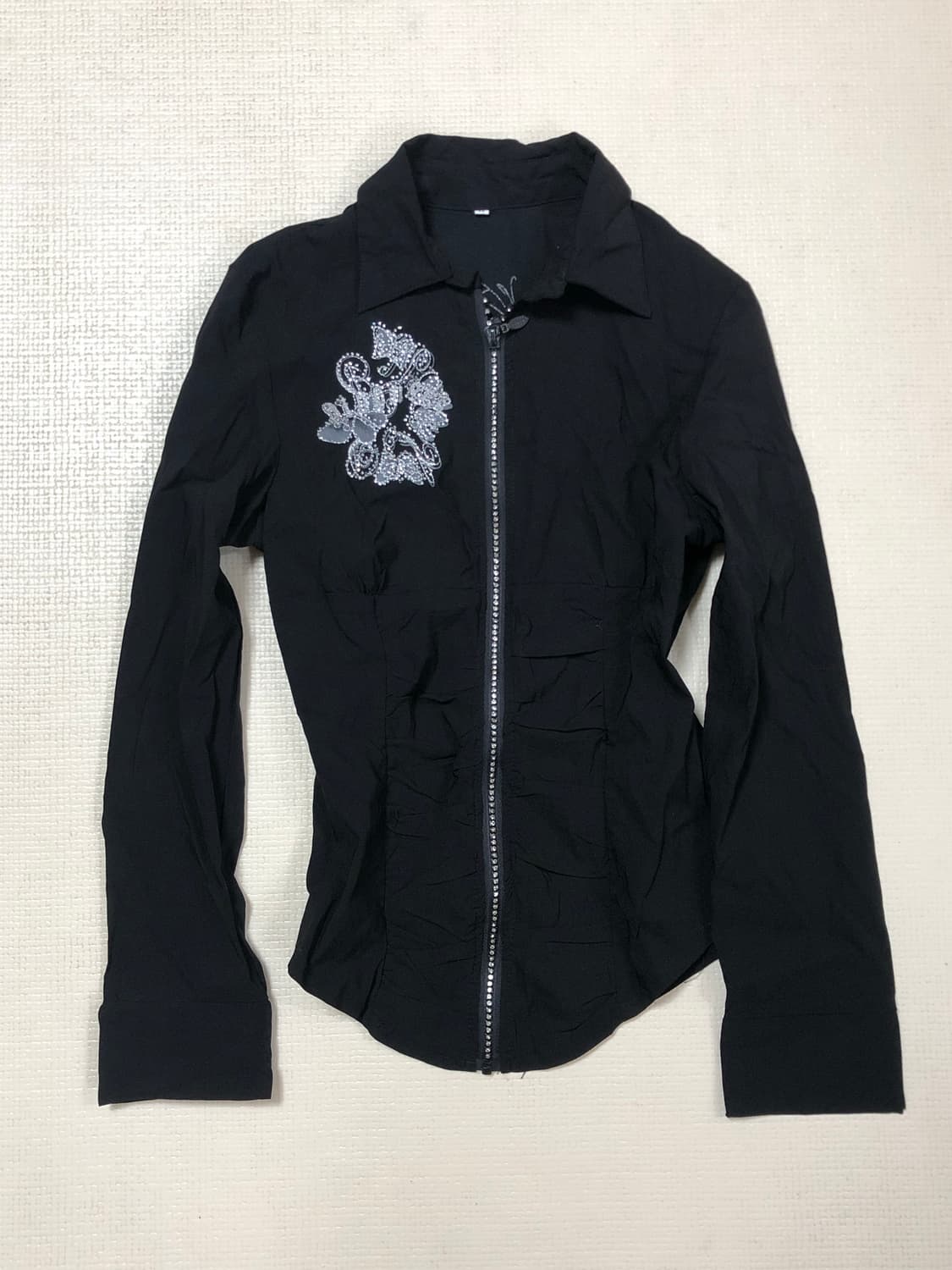 빈티지 블랙 오리엔탈 셔링 자켓 상품이미지9