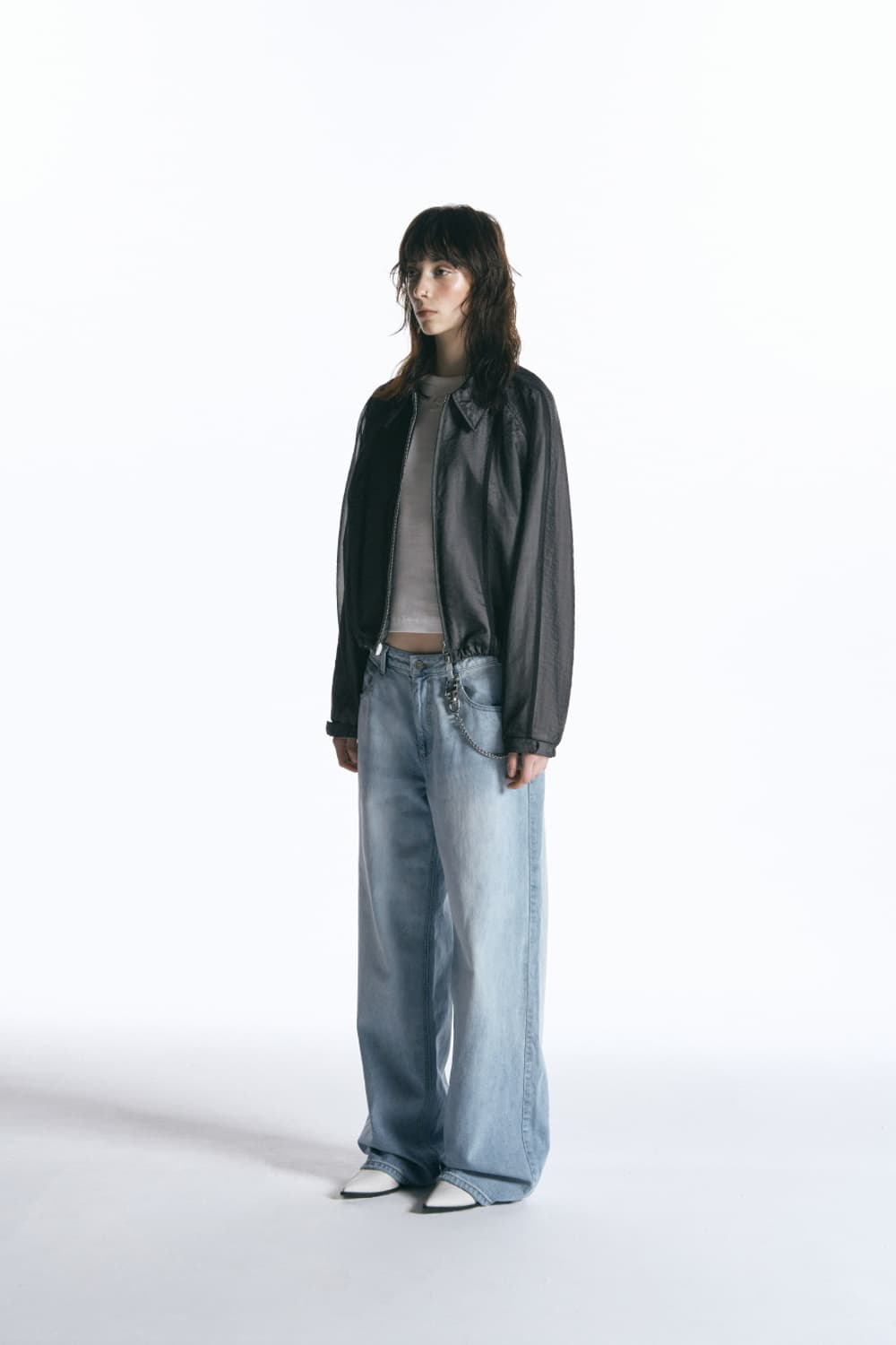 인사일런스우먼 더블 레이어드 점퍼 상품이미지3