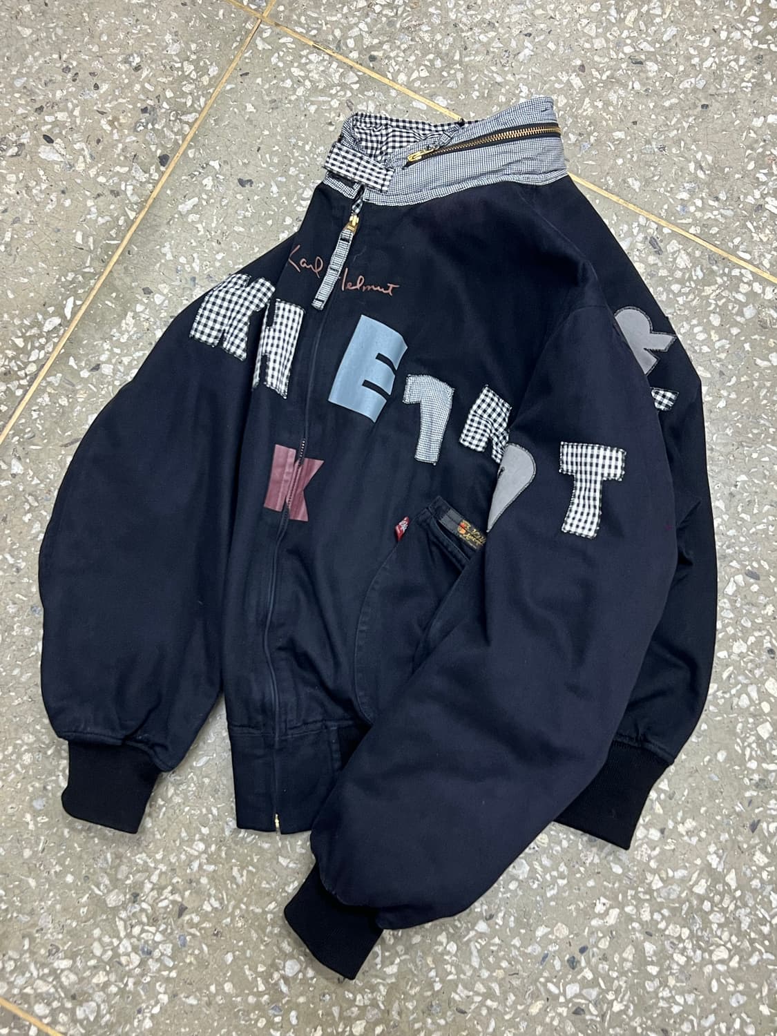 Karl Helmut Patch Bomber Jacket 상품이미지1