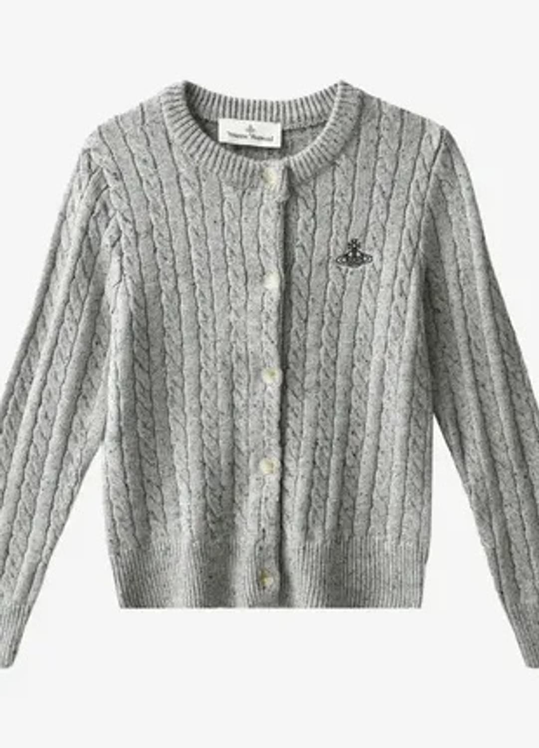 (구해요) 비비안웨스트우드 꽈배기 케이블 니트 가디건 상품이미지1