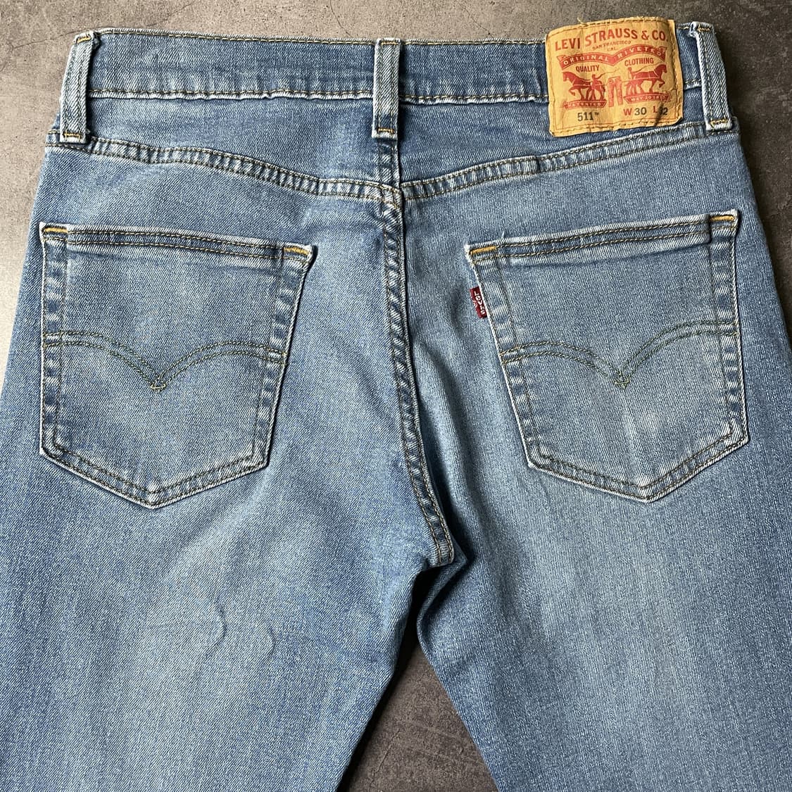 LEVI'S 리바이스511 슬림 스트레이트핏 코튼 데님 팬츠 A00721 상품이미지6