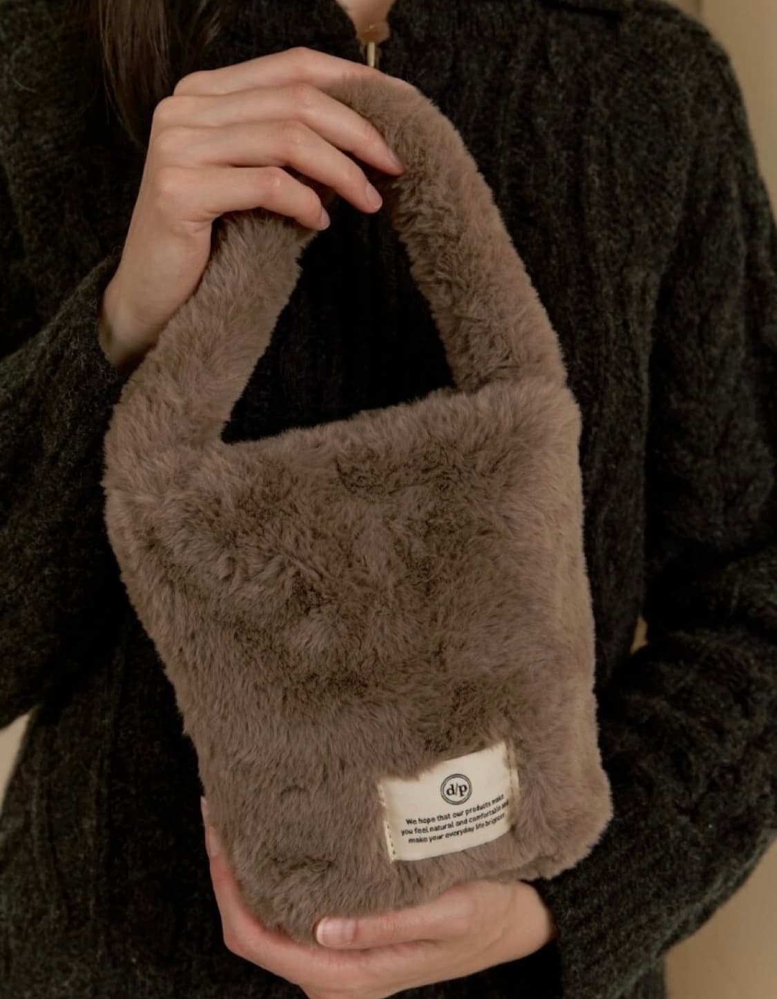 드파운드 폼폼백 코코아 상품이미지2