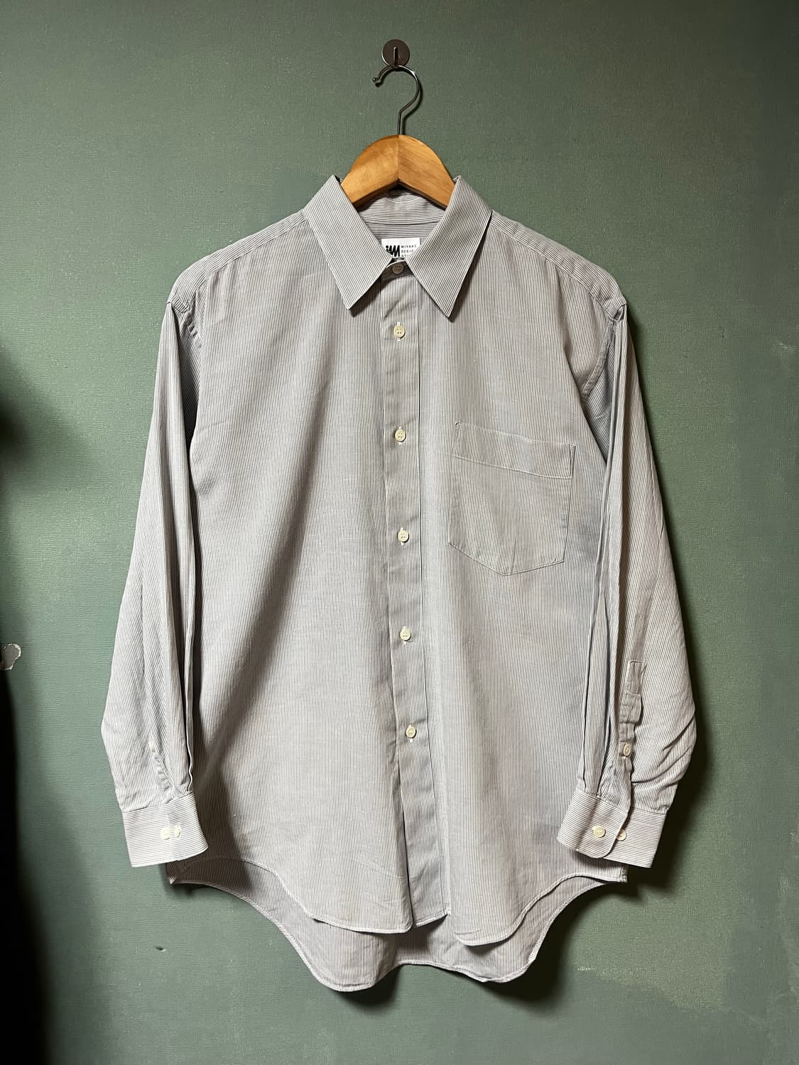 Issey Miyake cotton stripe shirt  상품이미지1