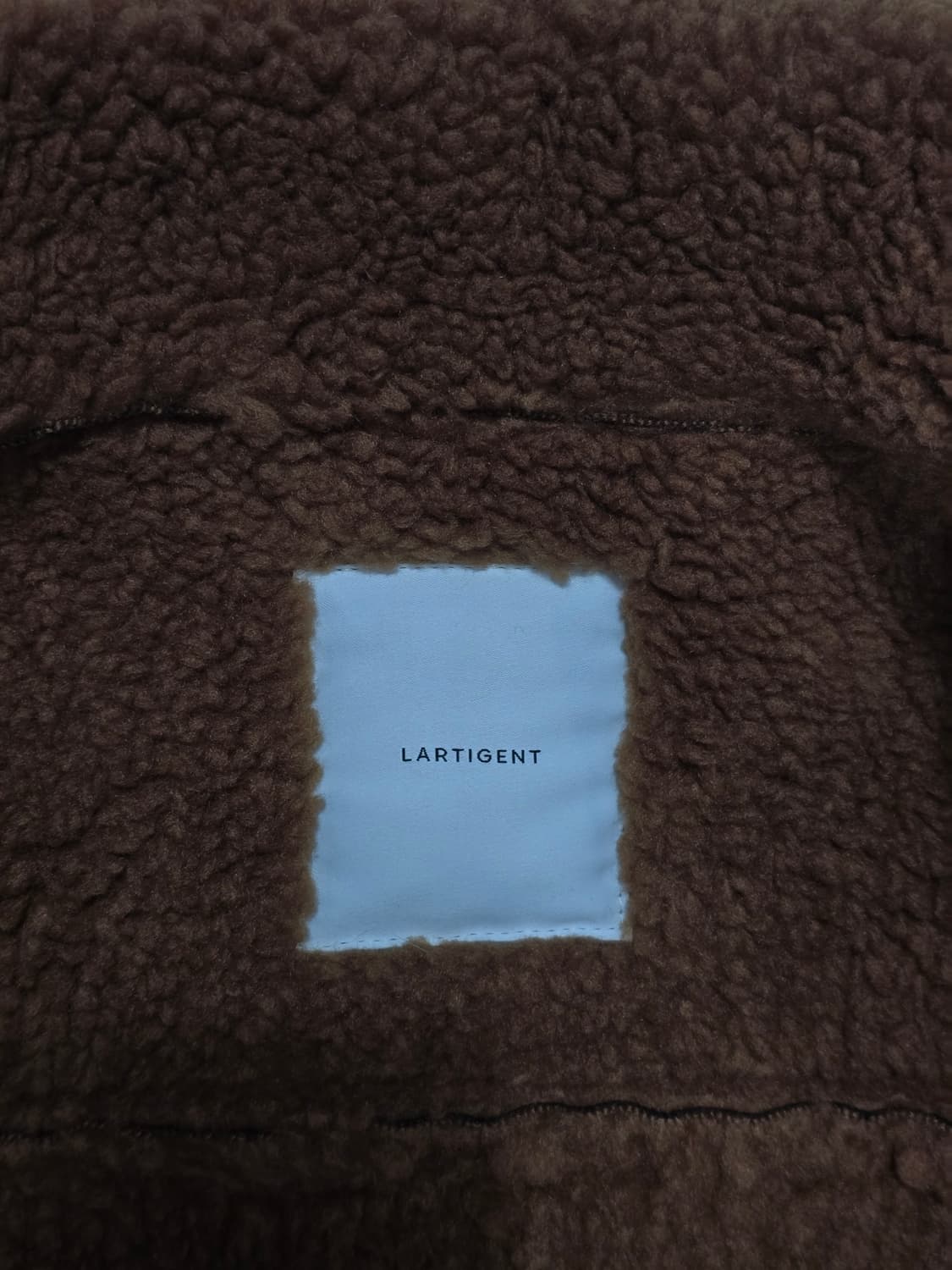 Lartigent 라티젠 블랙 무스탕 자켓 상품이미지10