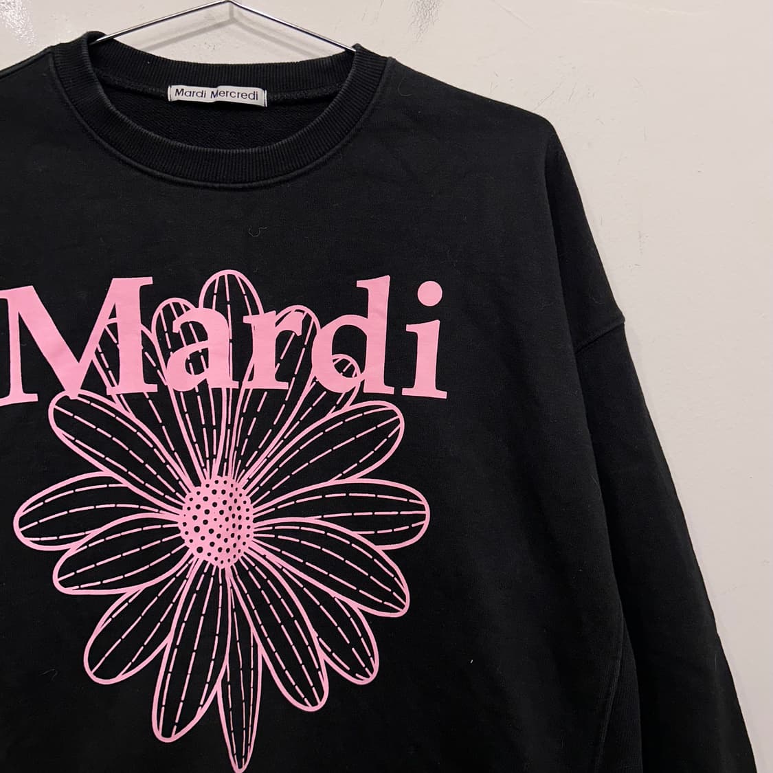 마르디메크르디 플라워 헤비코튼 맨투맨 상품이미지1