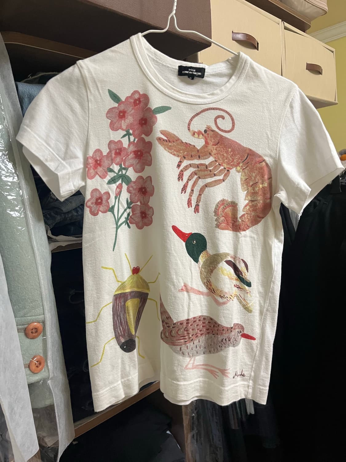 Tricot commedesgarcons print t-shirt 상품이미지3