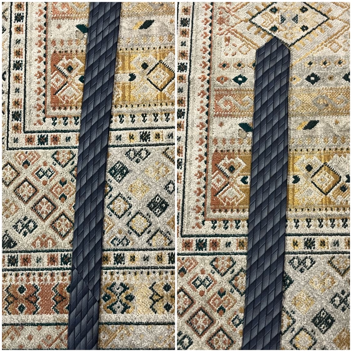 발망 패턴 넥타이 네이비 #csz3683 상품이미지6