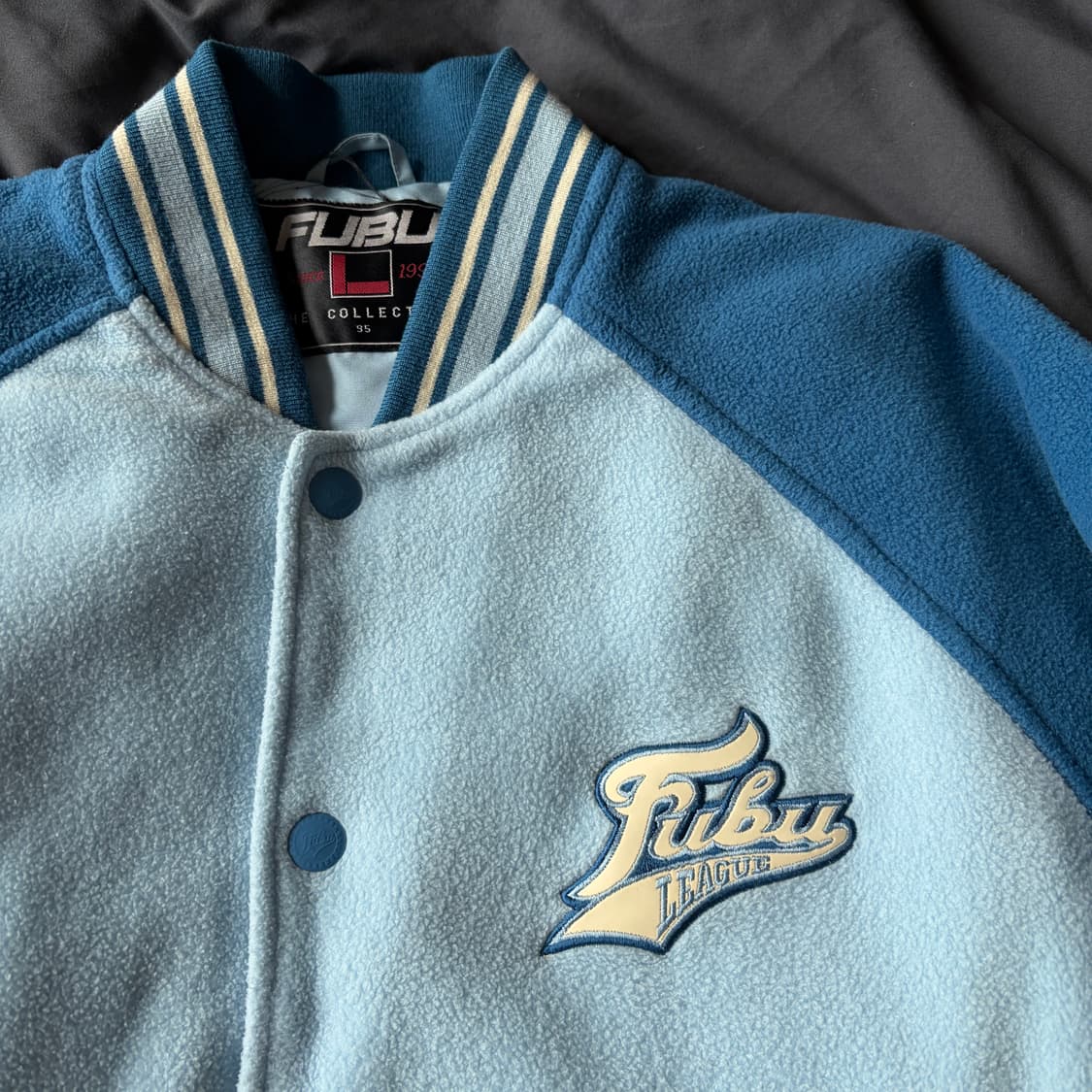 후부(Fubu) 리그 블루종 점퍼 바시티 자켓 상품이미지3