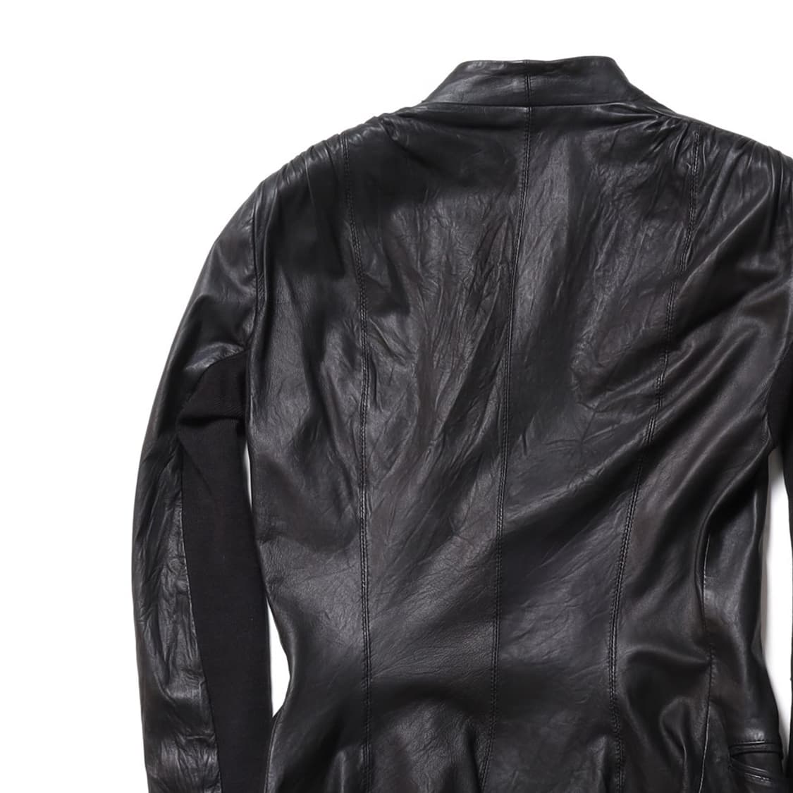 릭오웬스 Rick Owens Lambskin Wrap Up Jacket  상품이미지5