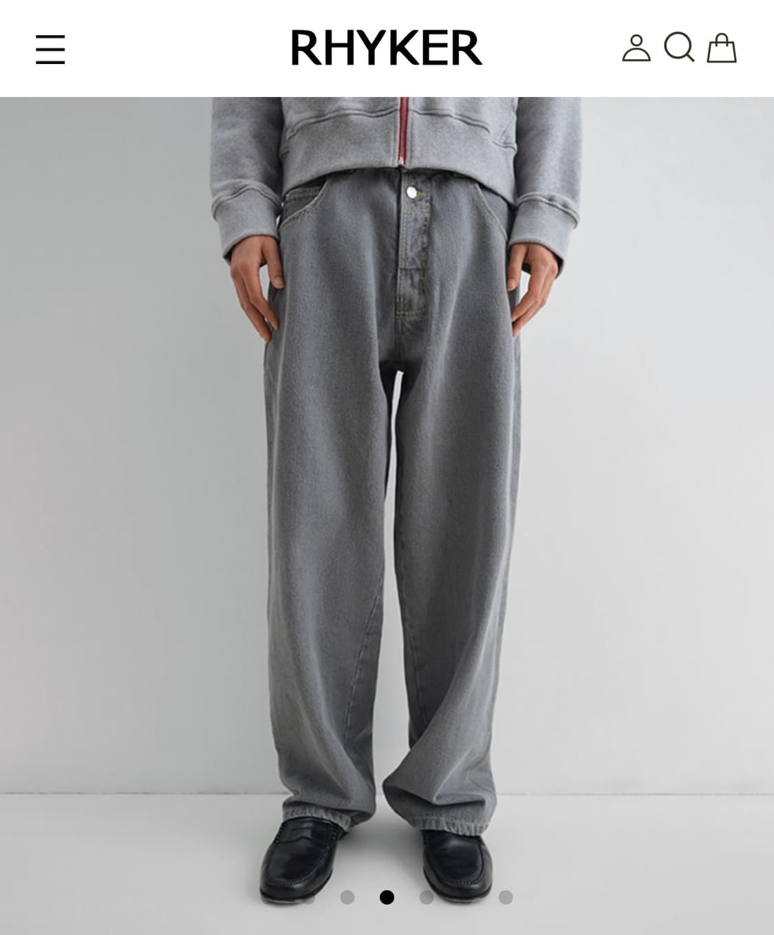 기마구아스 gimaguas Baggy Trousers (Grey) 상품이미지2