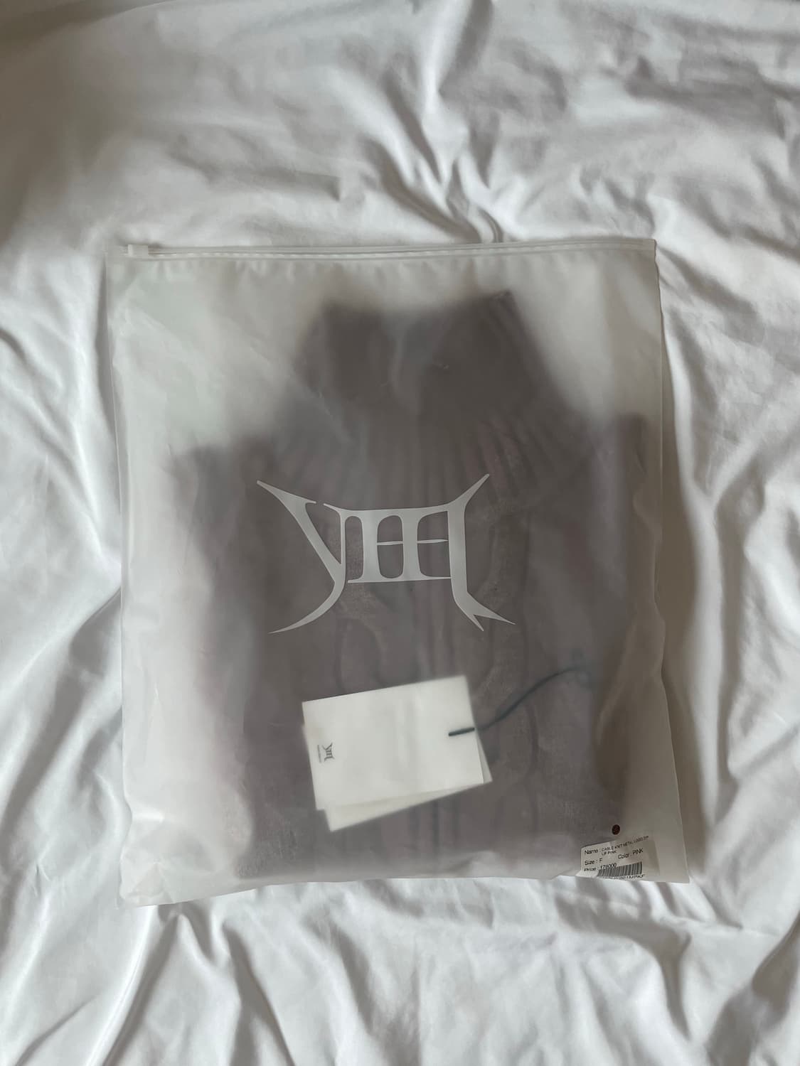 LEEY YEEL CABLE KNIT METAL LOGO ZIP-UP 상품이미지7