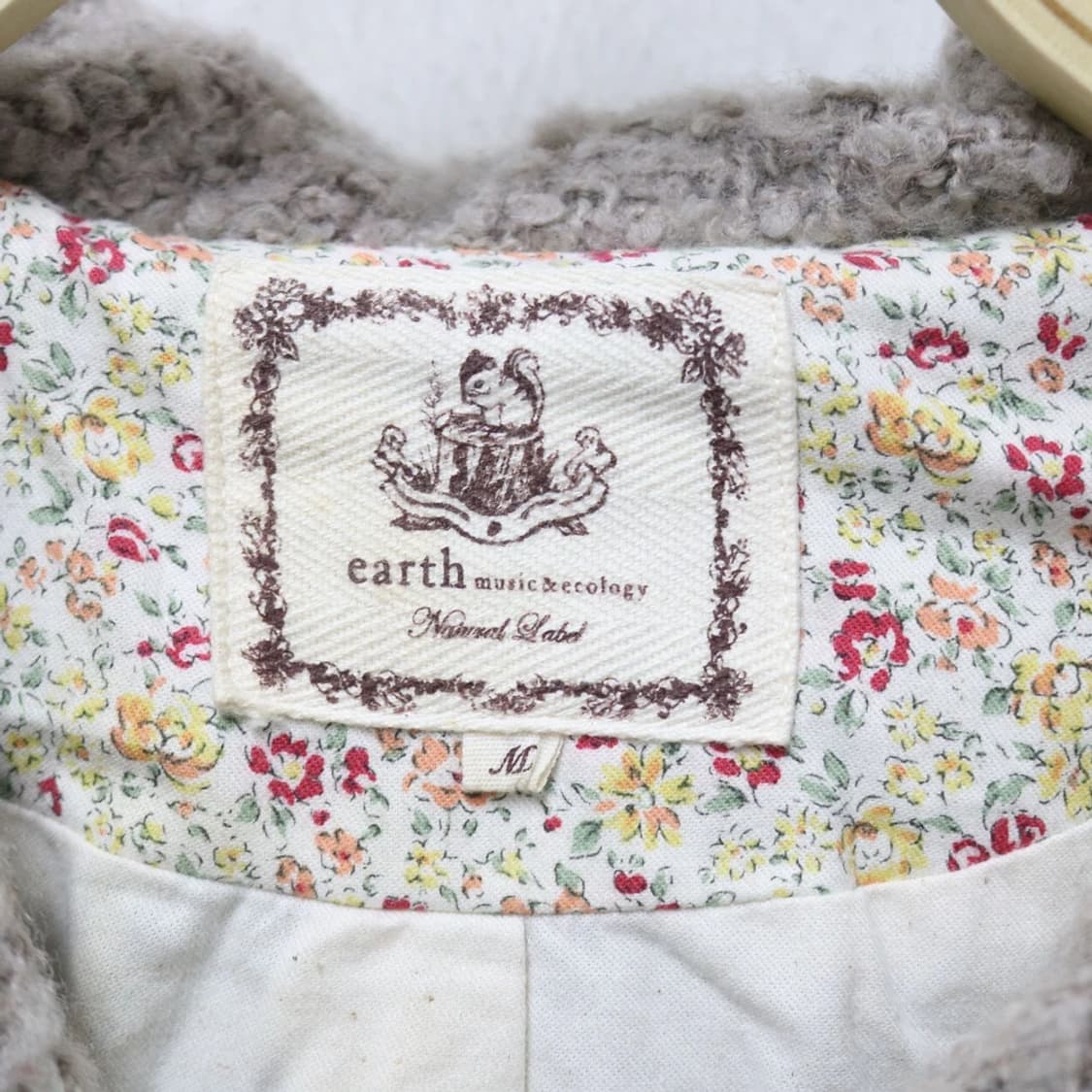 얼스 뮤직 뽀글이 울 혼방 떡볶이 코트 62174 상품이미지5