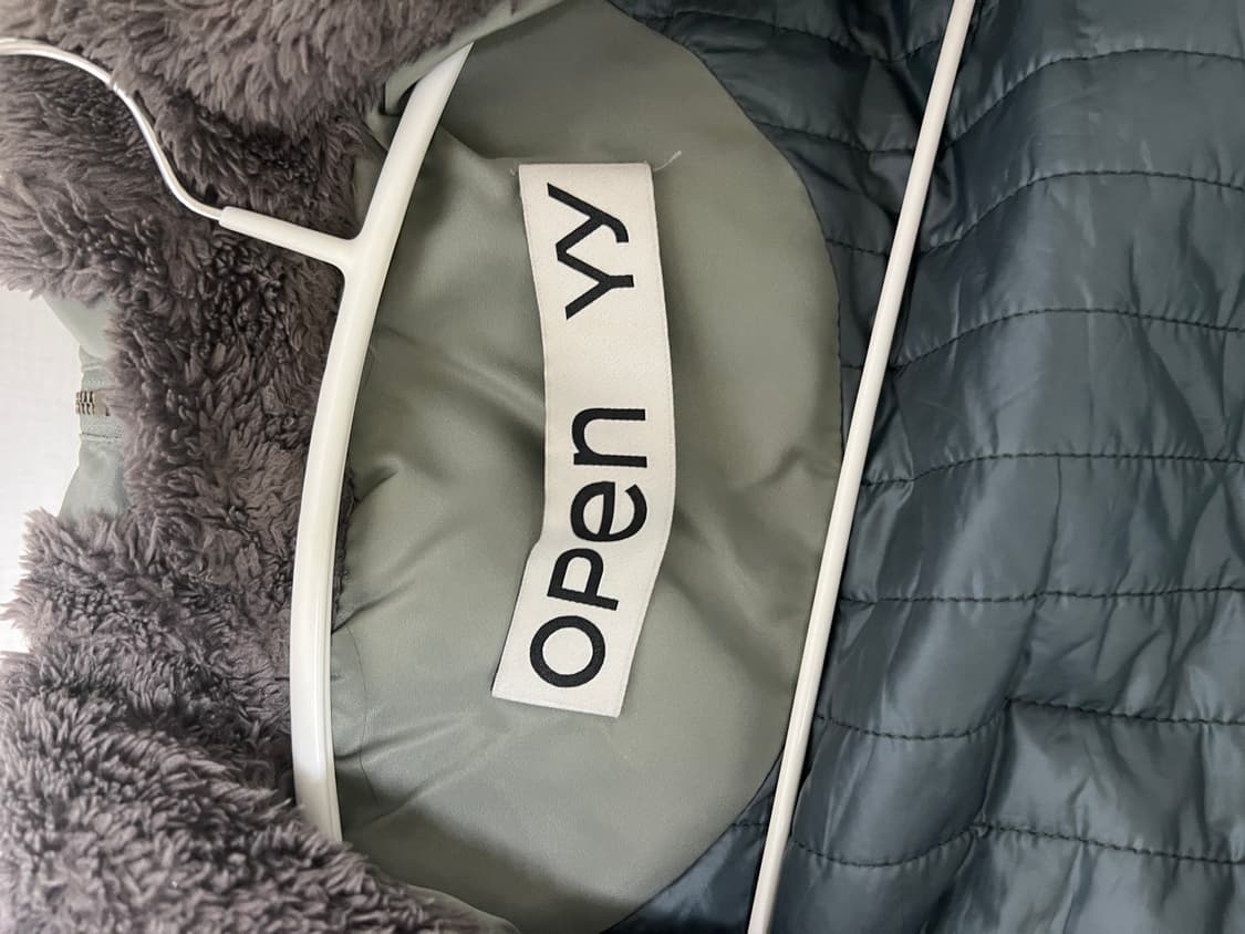 Open yy faux fur zipper hood 상품이미지3