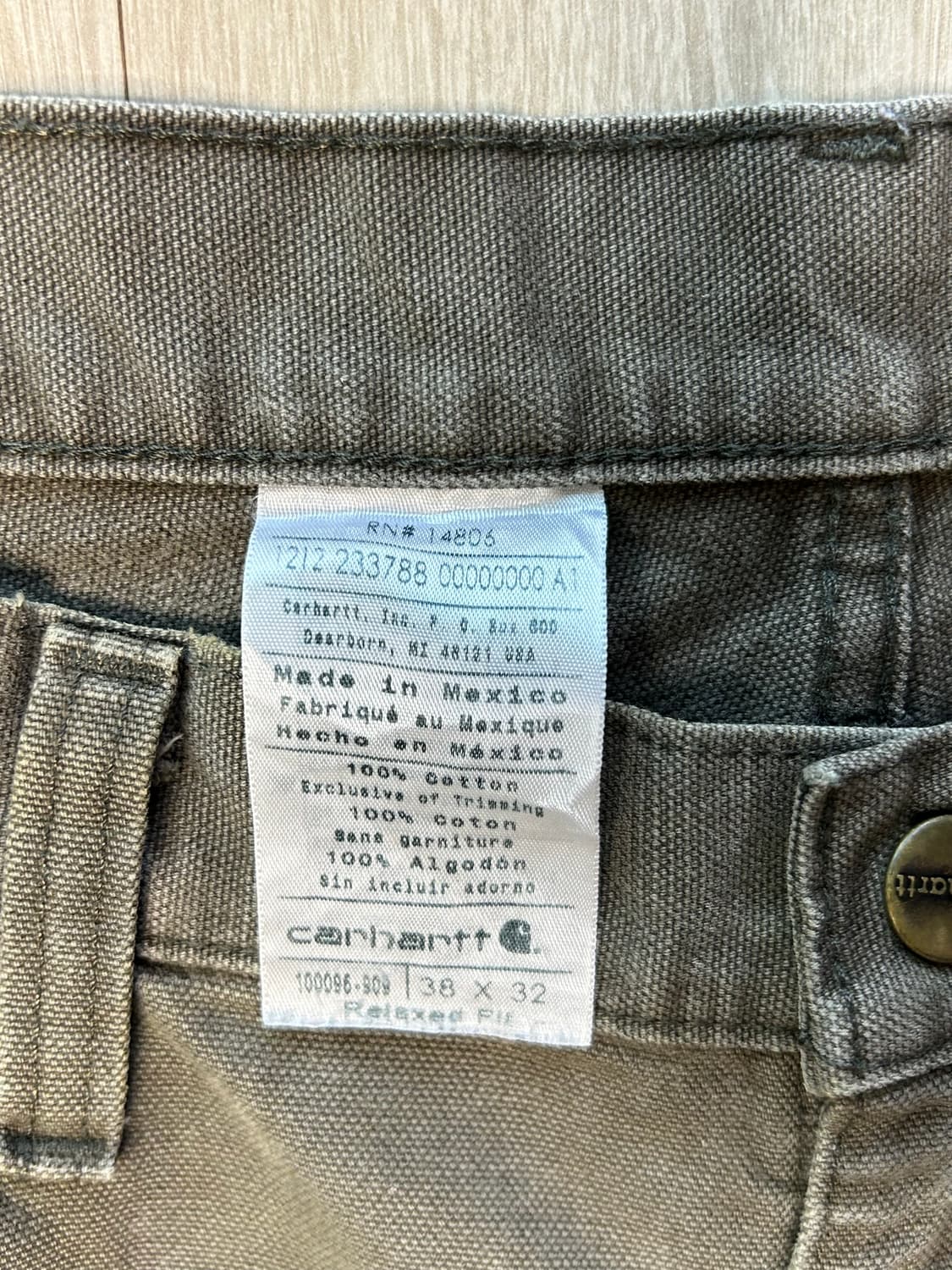 빈티지 칼하트 워크팬츠 상품이미지10