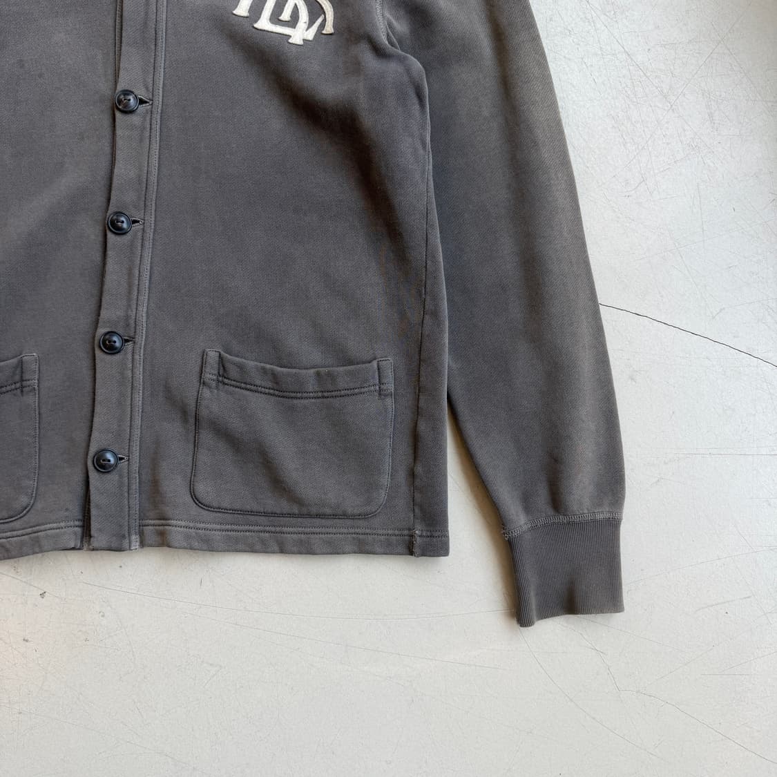 RRL 가먼트다잉 스웻 가디건 상품이미지3