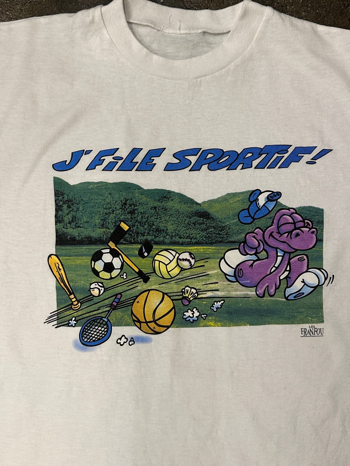 vintage printing T M 상품이미지3