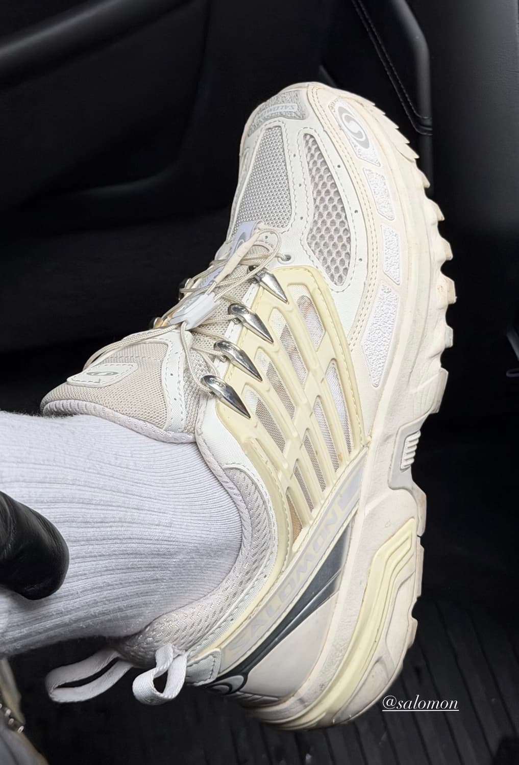 살로몬 ACS PRO 화이트/바닐라 250 새상품  상품이미지1