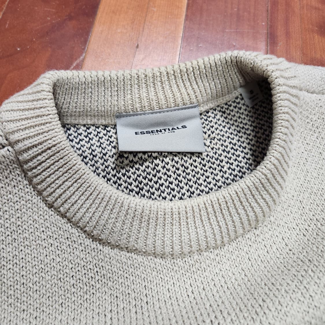 피어오브갓 에센셜 니트 풀오버 스웨터 니트 리넨 상품이미지4