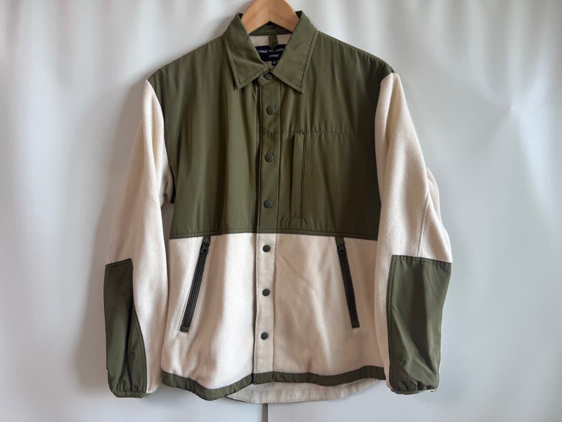 꼼데가르송 옴므 후리스 셔츠 자켓 HF-J023 상품이미지1