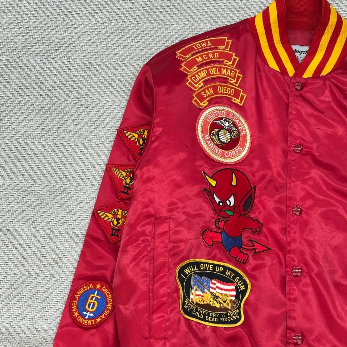 스윙스터 패치 새틴자켓 r2940 상품이미지7