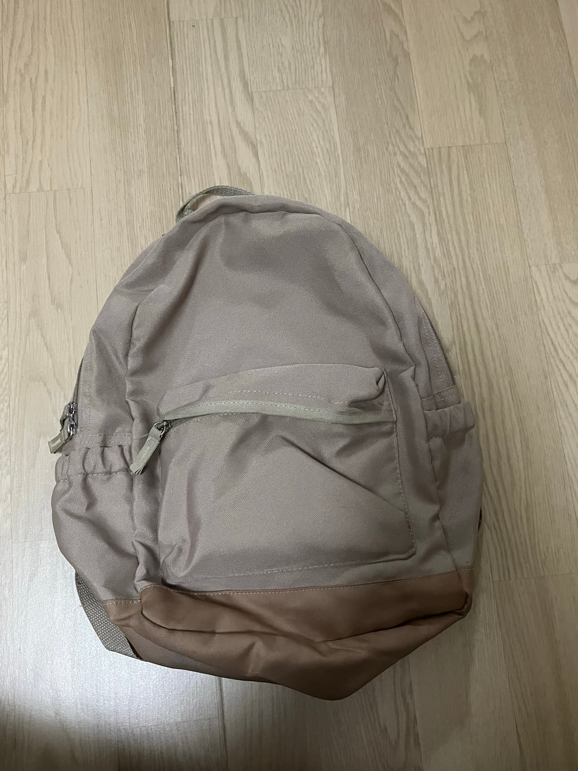 무인양품 베이지색 백팩 륙색 상품이미지1