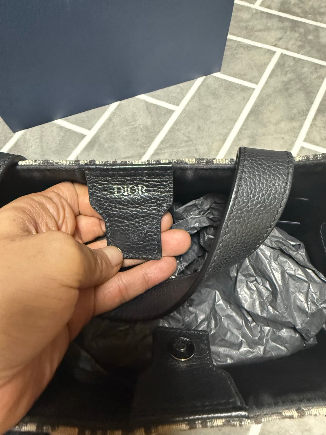 디올 오블리크 새들 샌드백 상품이미지2