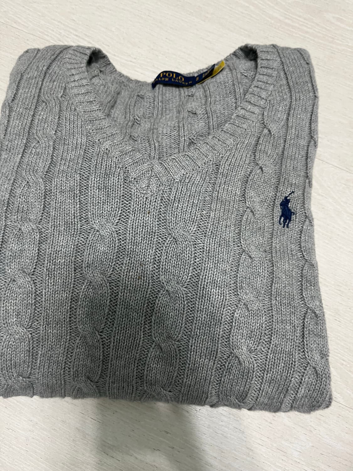 폴로 랄프로렌 그레이 니트 상품이미지1