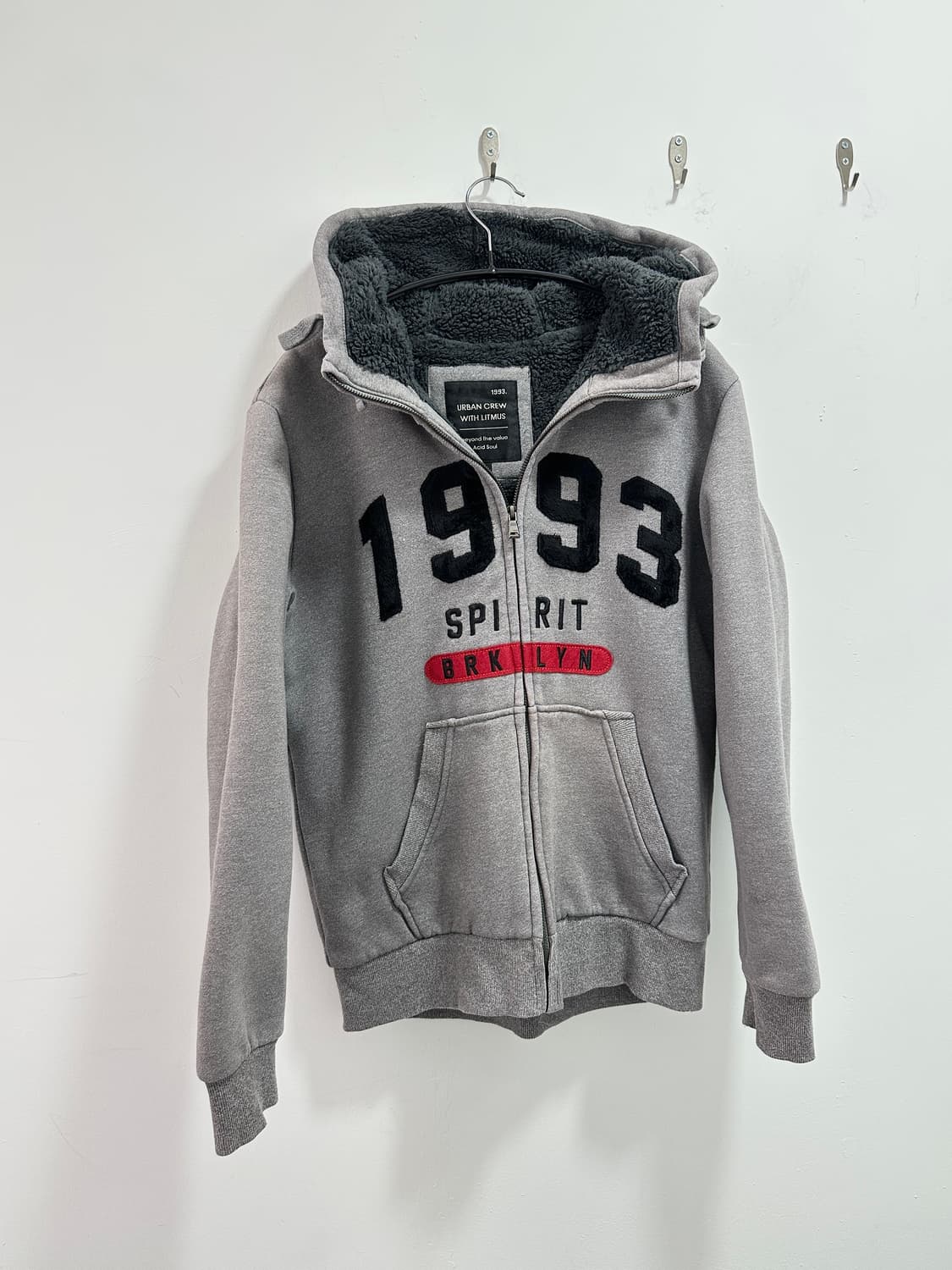 Litmus fur hood zip up 상품이미지2