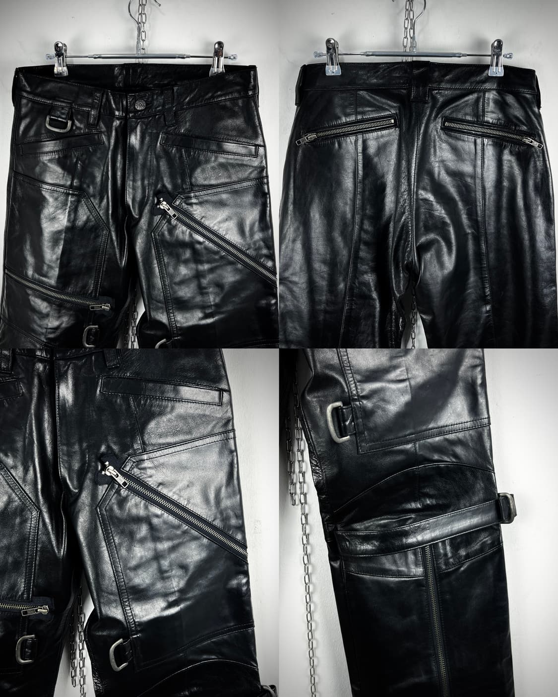 YOSHIYUKI KONISHI BONDAGE LEATHER PANTS  상품이미지9