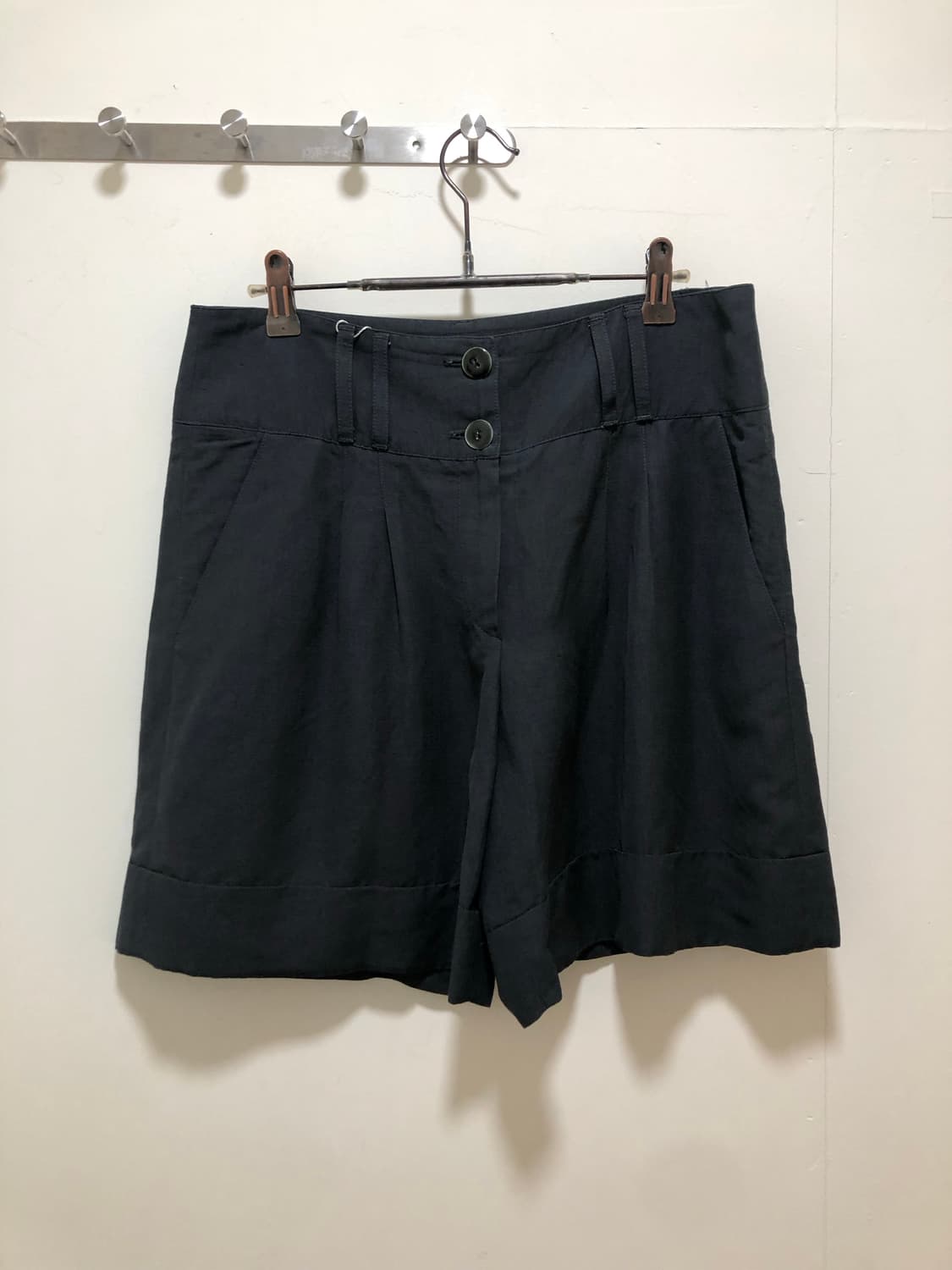 아르마니 핀턱 슬랙스 쇼츠 상품이미지1