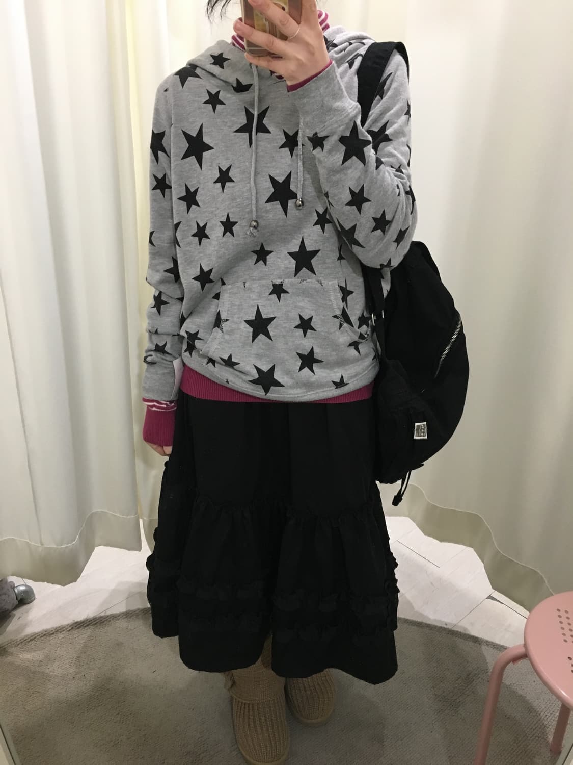 y2k 별 후드티셔츠 상품이미지4