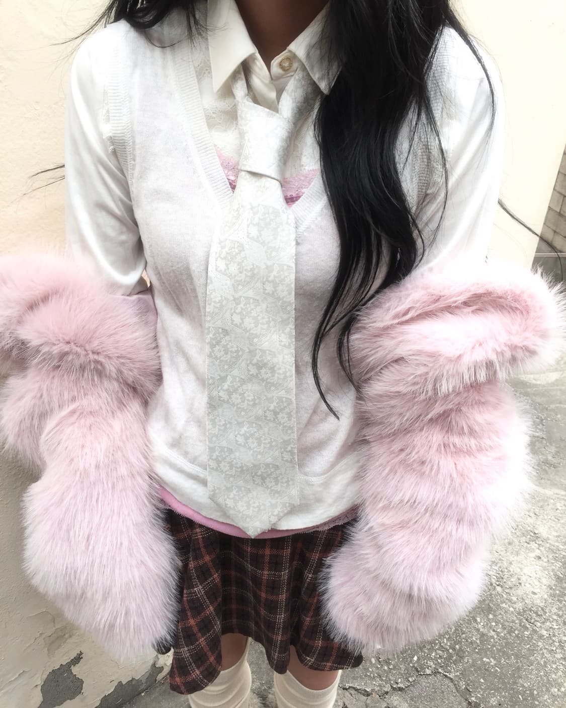 빈티지 딸기초코걸 코디세트 상품이미지3